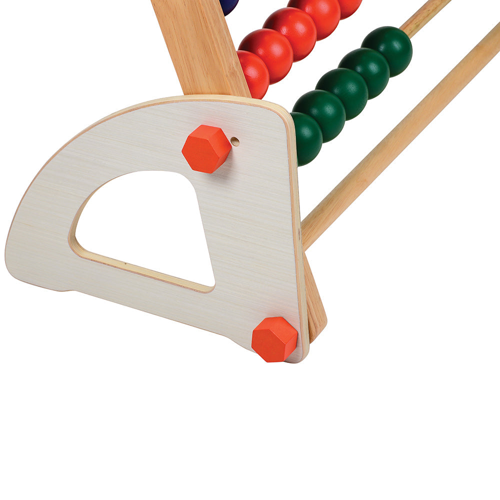 Close-up of Support Feet for Standing Abacus