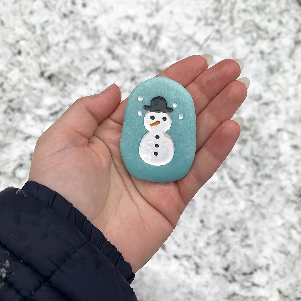 Winter Snow Weather Stone