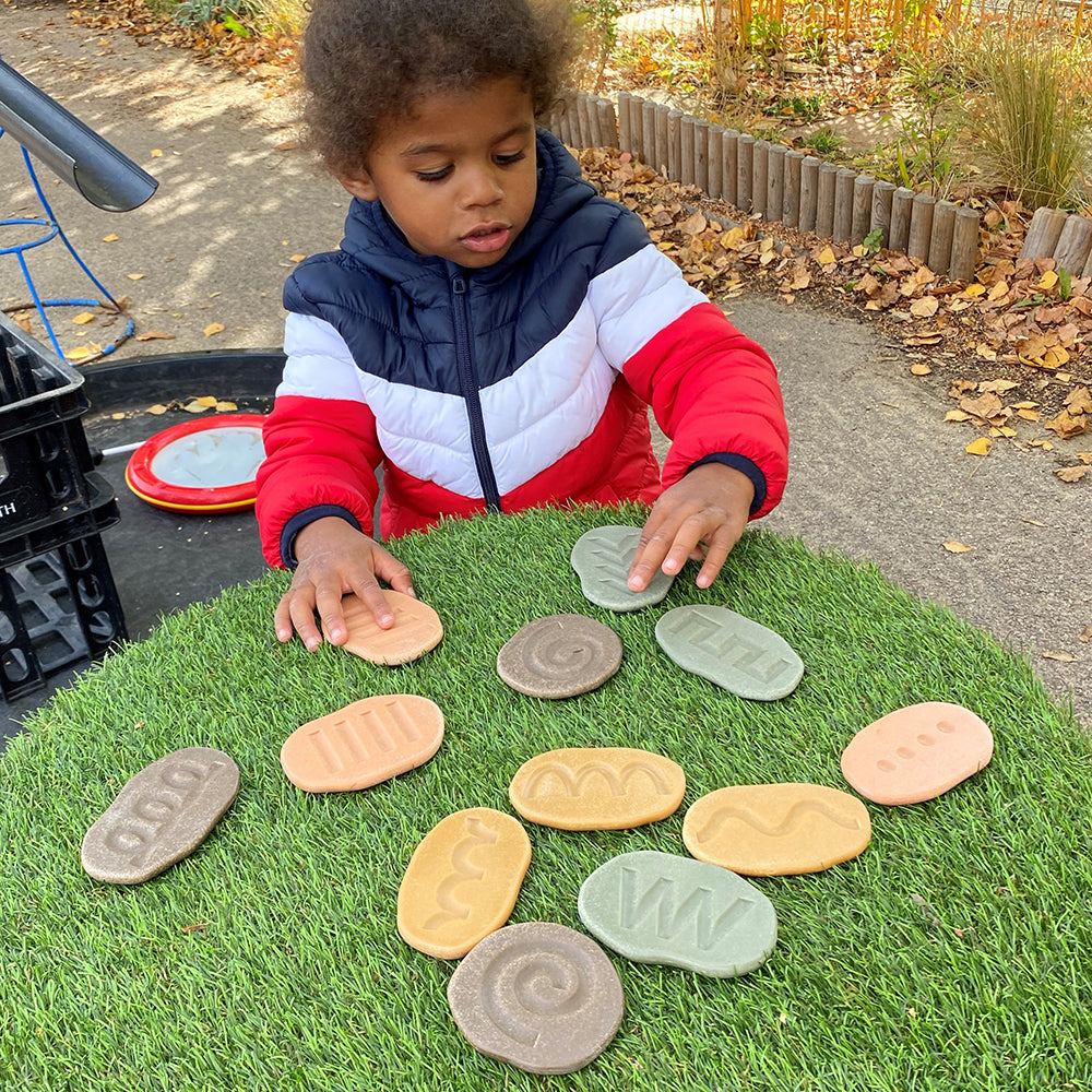 Yellow Door® Feels-Write Pre-Writing Tactile Stones
