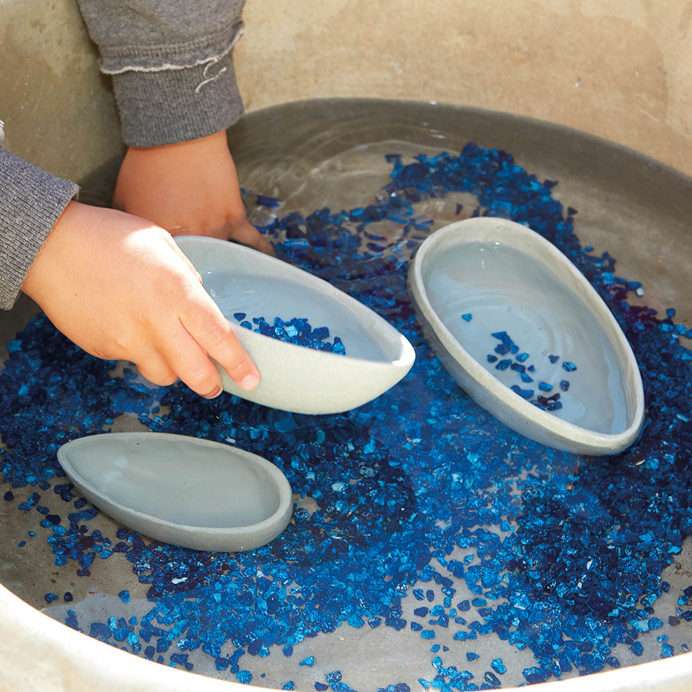 Using Rustic Scoops for Sensory Play