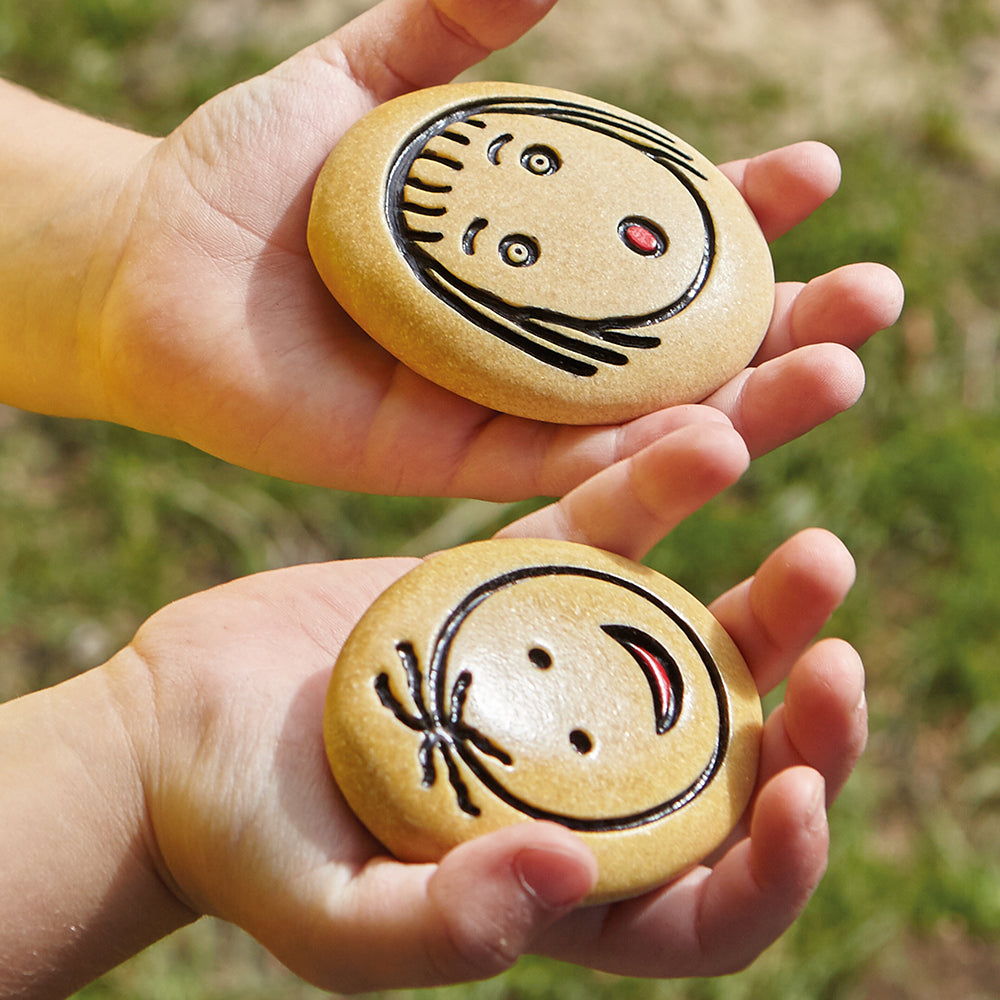 Surprise and Happy Tactile Stones