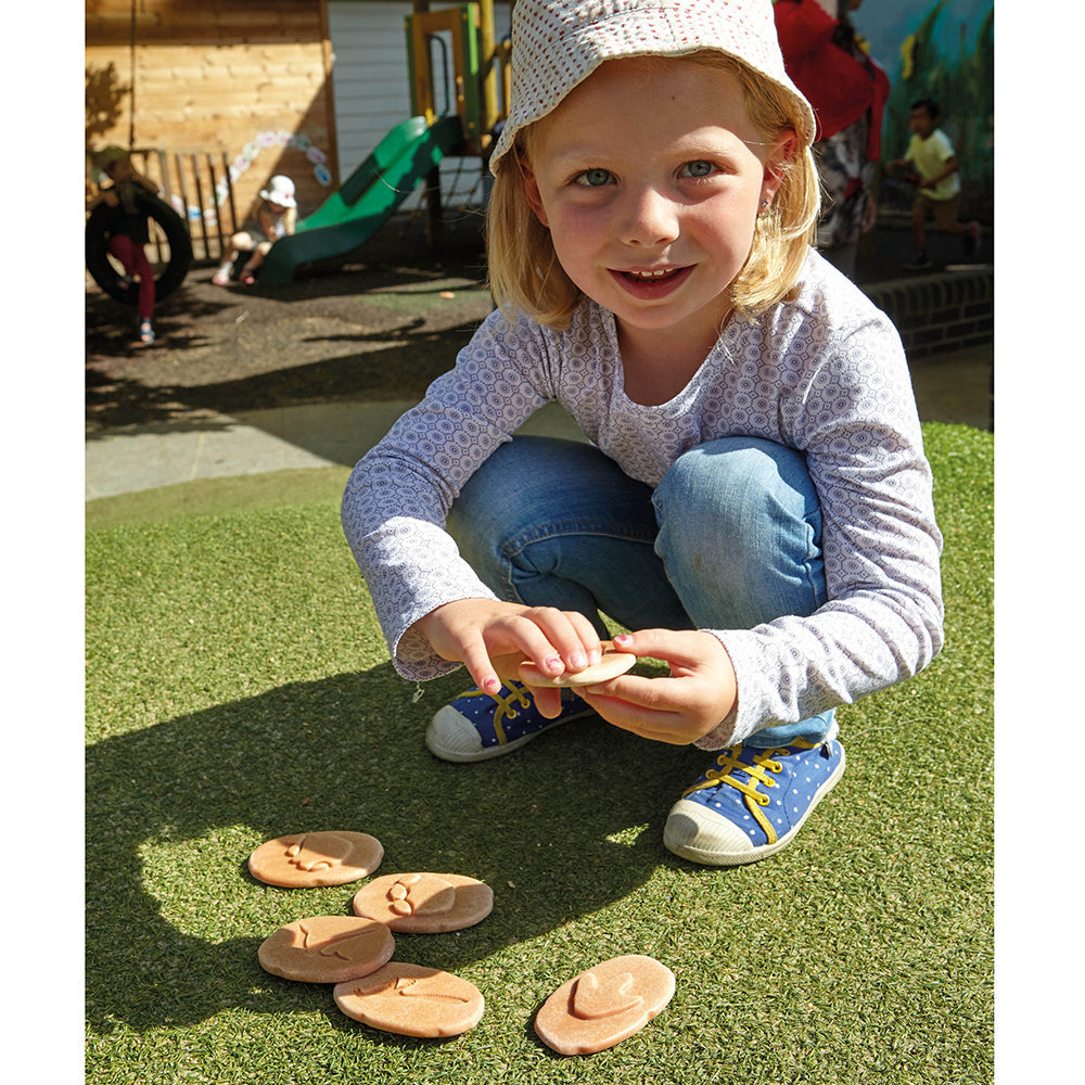 Sensory Learning with Footprint Stones