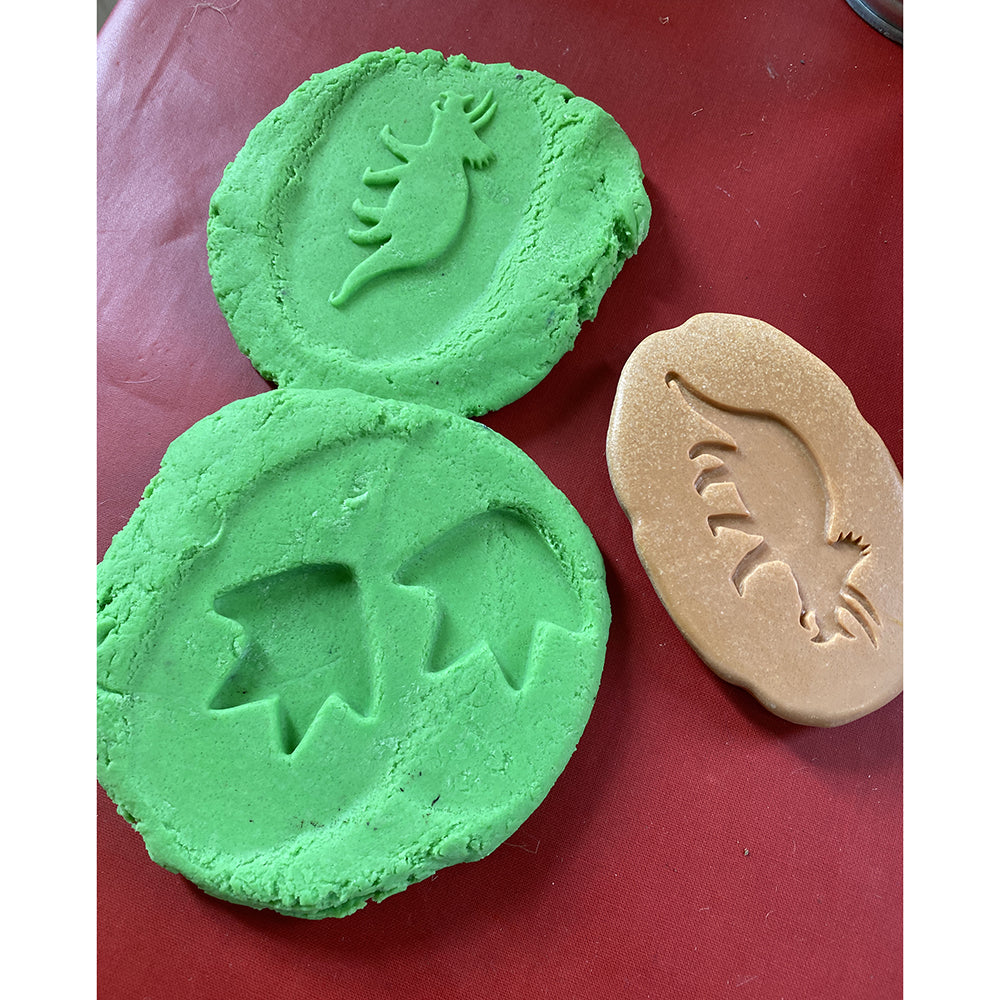 Modeling Dough Footprint Impressions