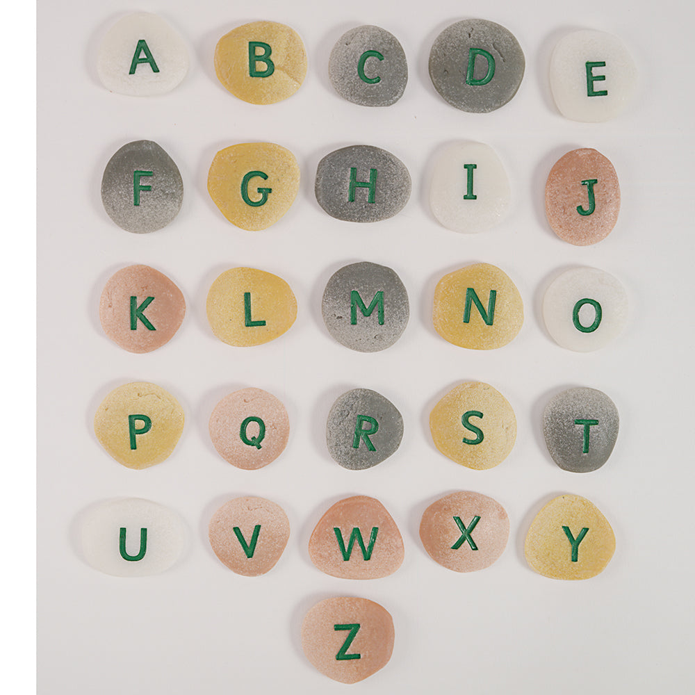 Set of 26 ABC Pebbles