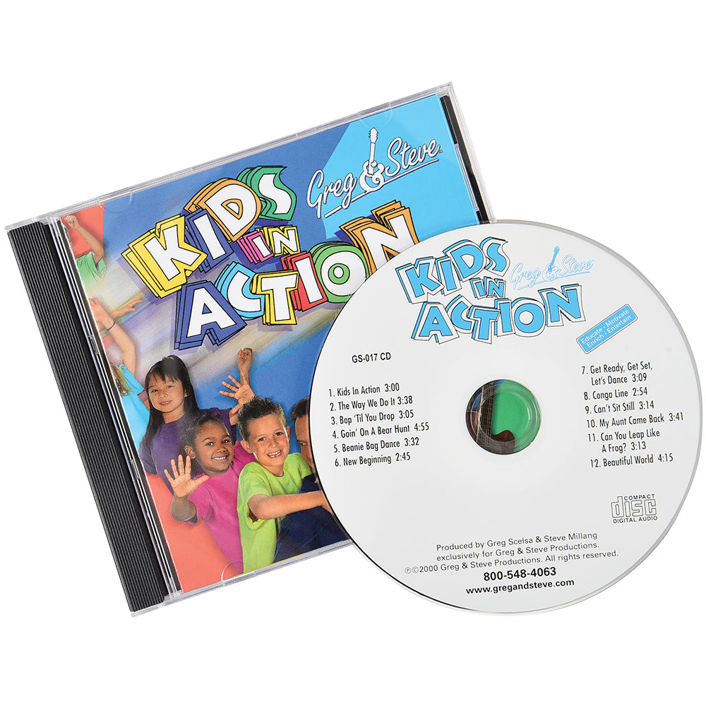Kids In Action By Greg & Steve - CD