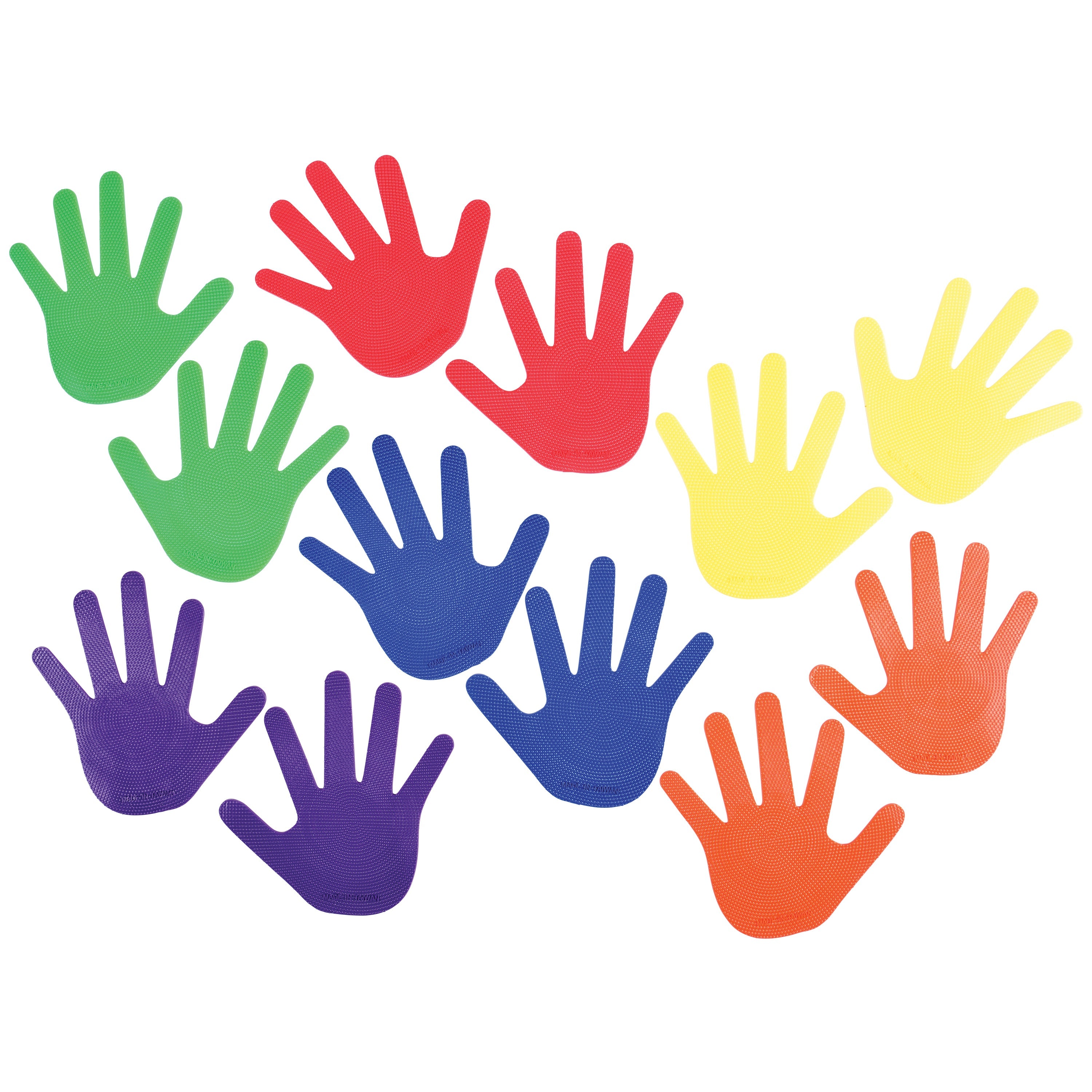 Set of 6 Poly-Vinyl Handprint Markers
