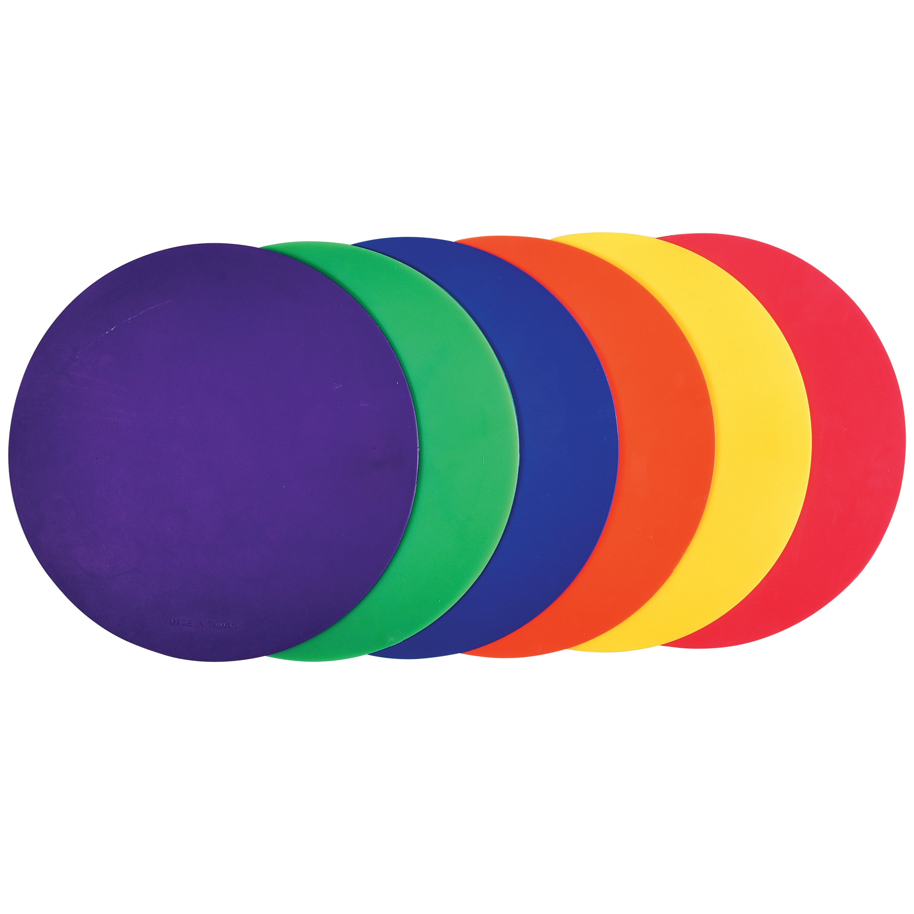 Set of 6 Poly-Vinyl Circle Markers
