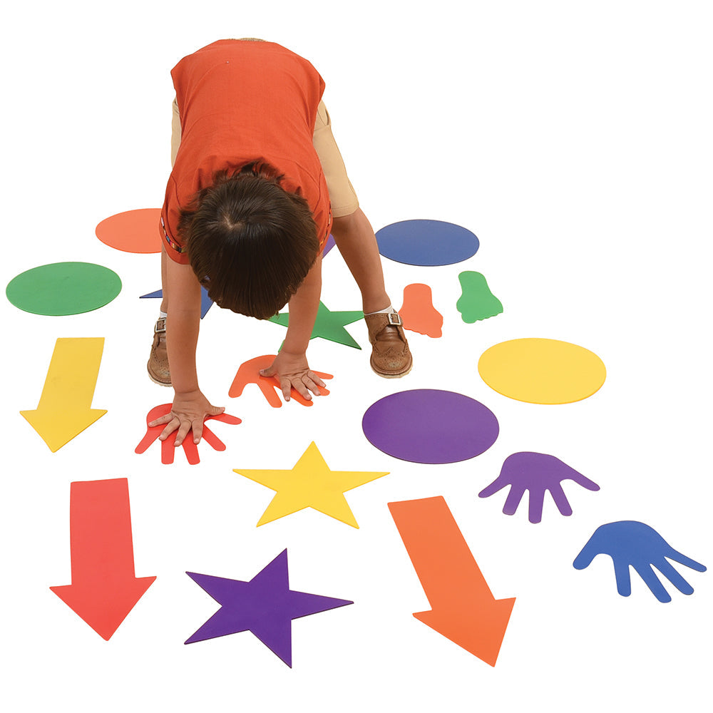 Kid Engaging with Create-A-Course Obstacle Markers