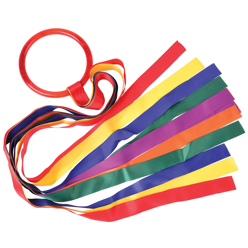Easy Grip Ring with Colorful Ribbons Attached