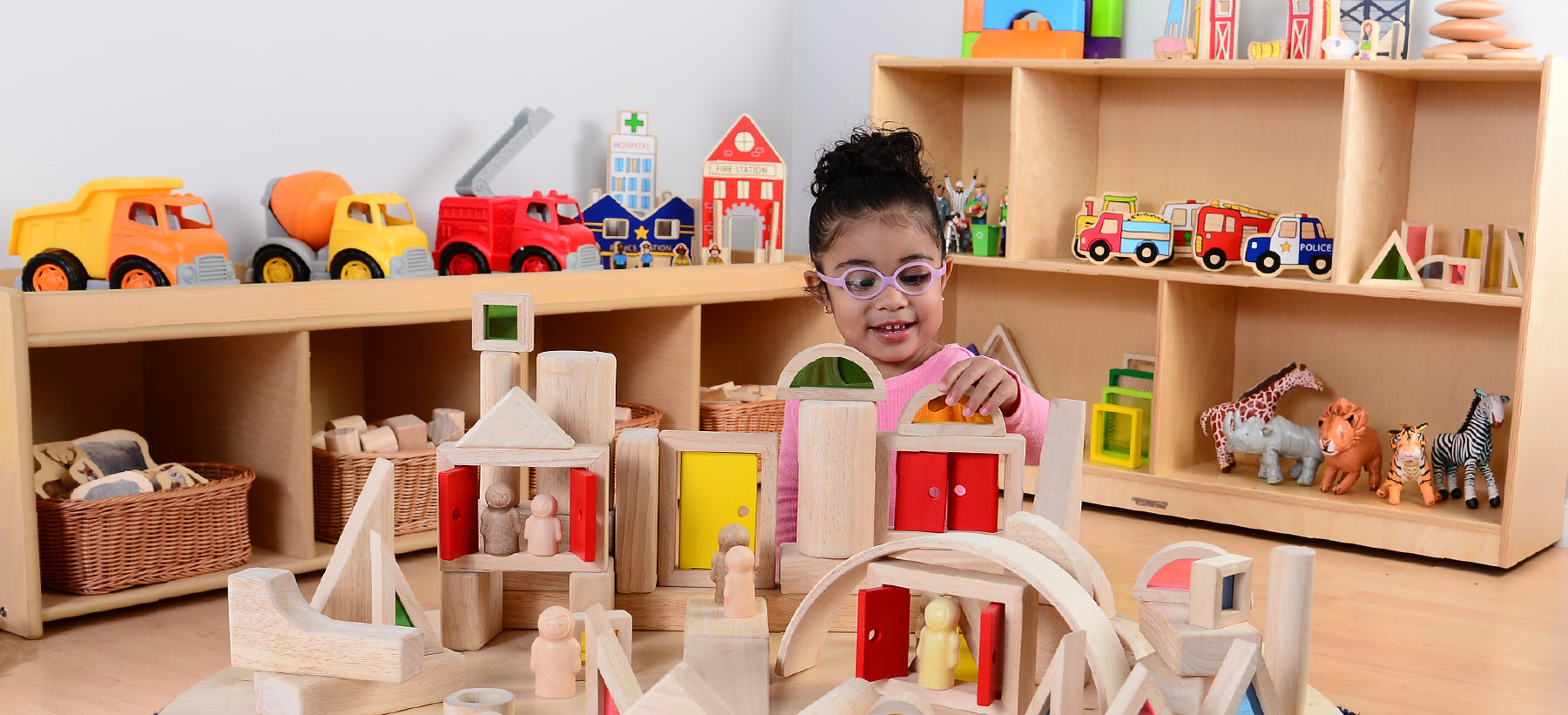 Beginner Unit Block Set | 32 High-Quality Hardwood Blocks for Endless ...