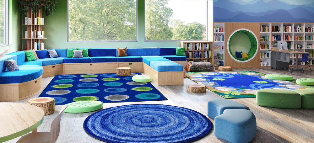 Carpet for Kids® Sahara 6' x 9' Rectangle Classroom Rug | Soft, Durable ...