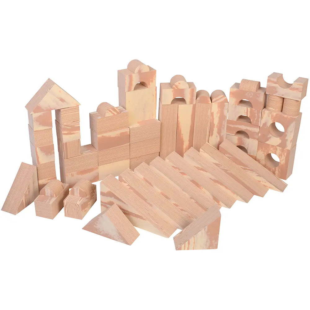 Super-Size Wood-Look Foam Blocks