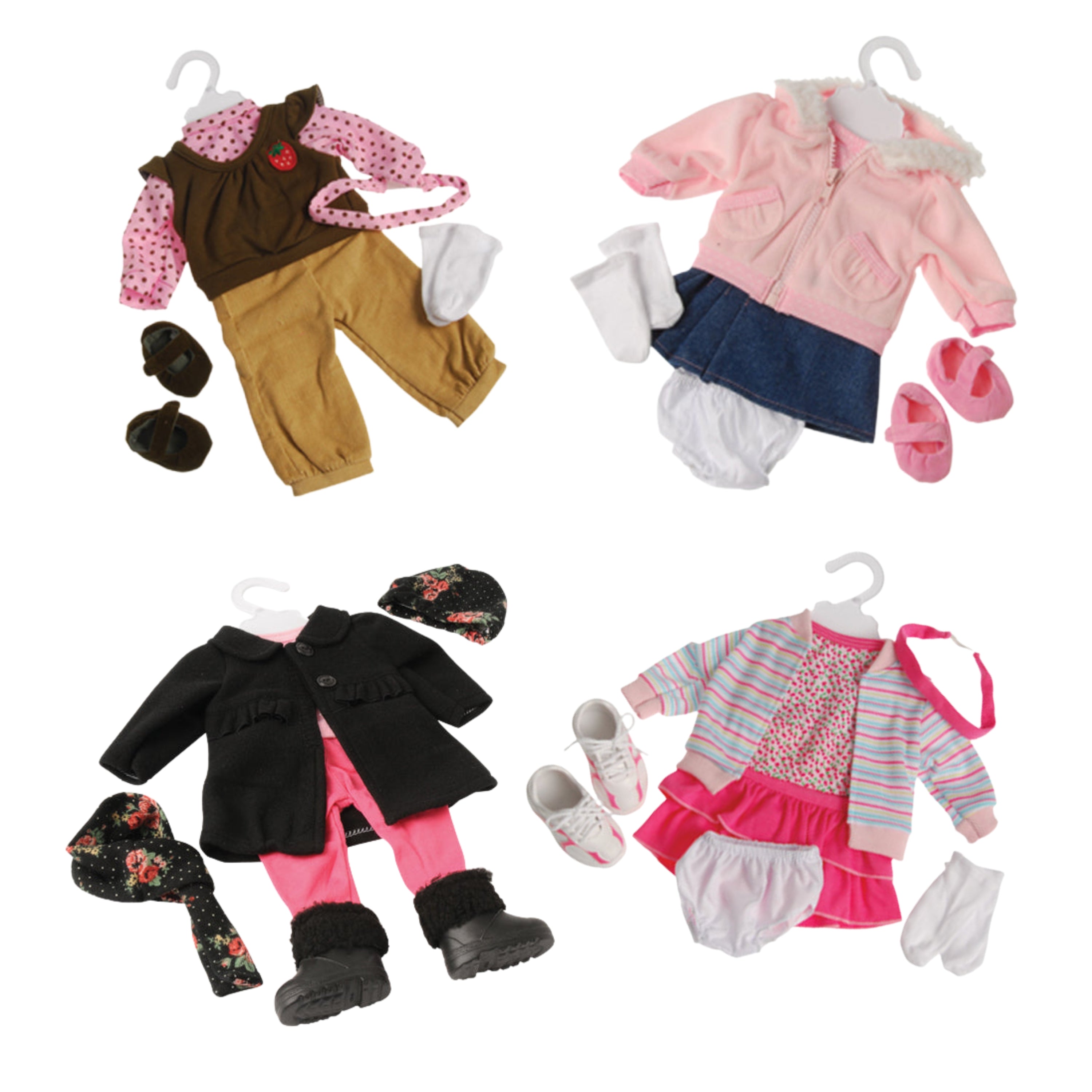 14"-18" Daily Doll Clothes- Fall Bundle