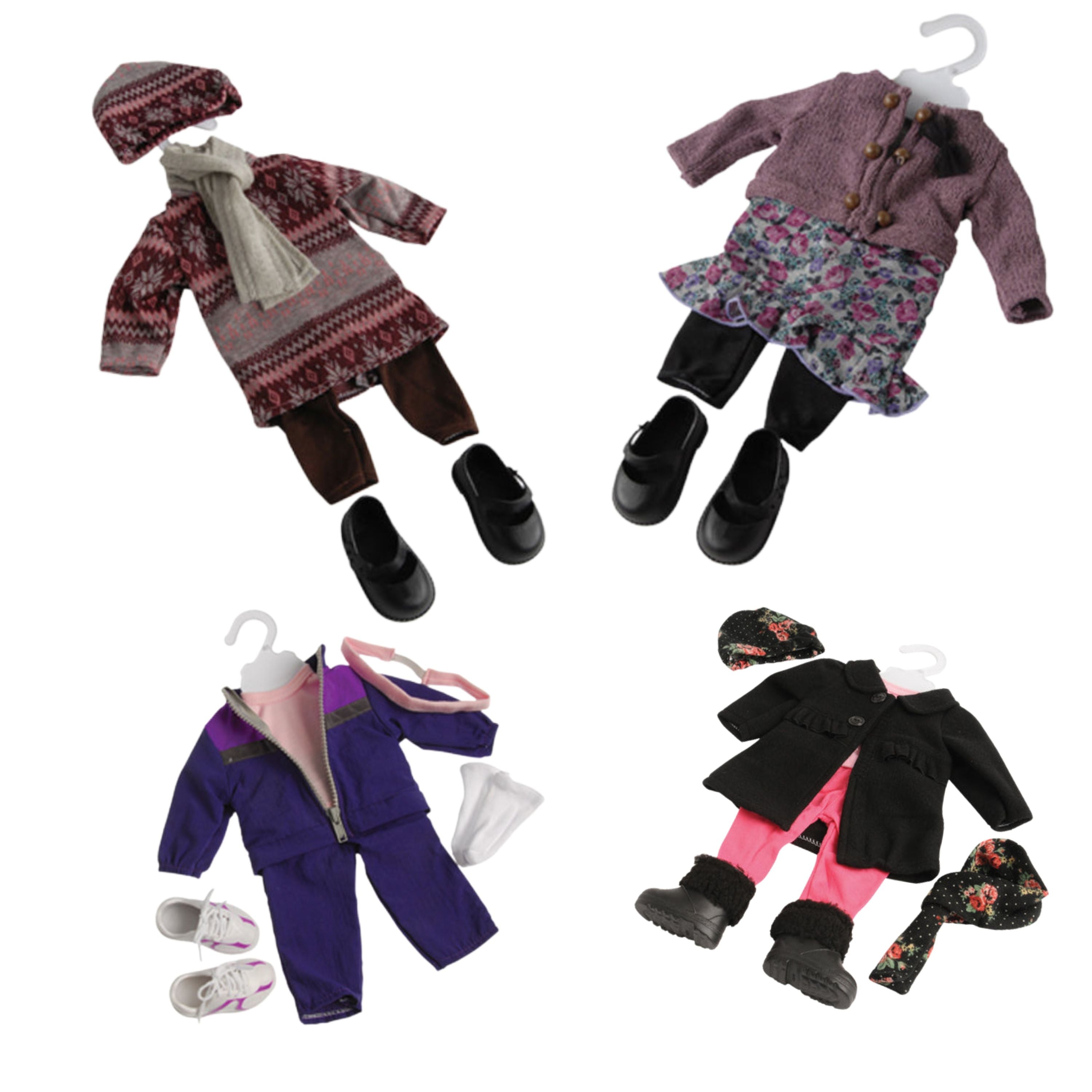 14"-18" Doll Clothes Fall Fashion Bundle