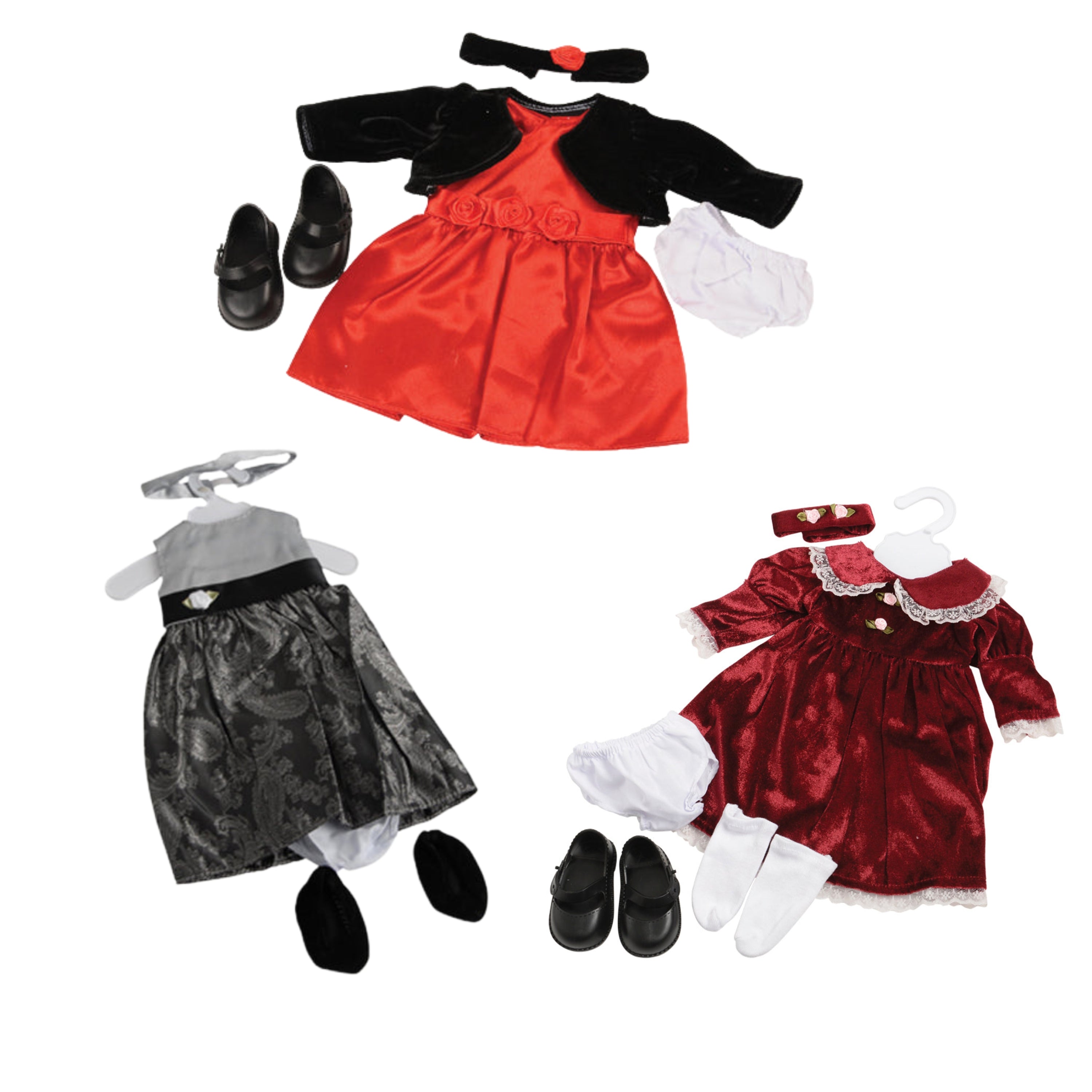 14"-18" Doll Clothes Elegant Classics Bundle