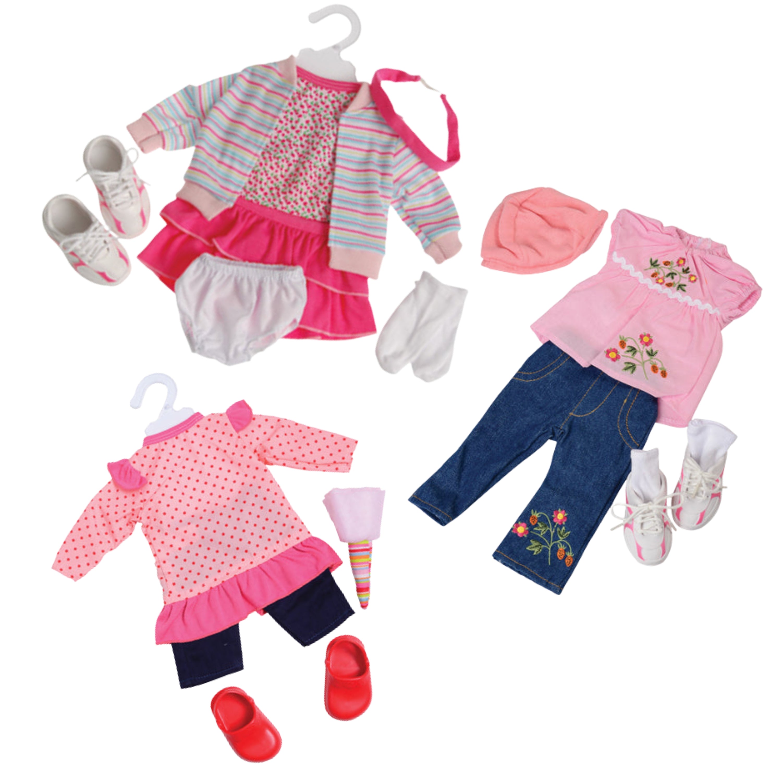 14"-18" Doll Clothes Everyday Fun Bundle