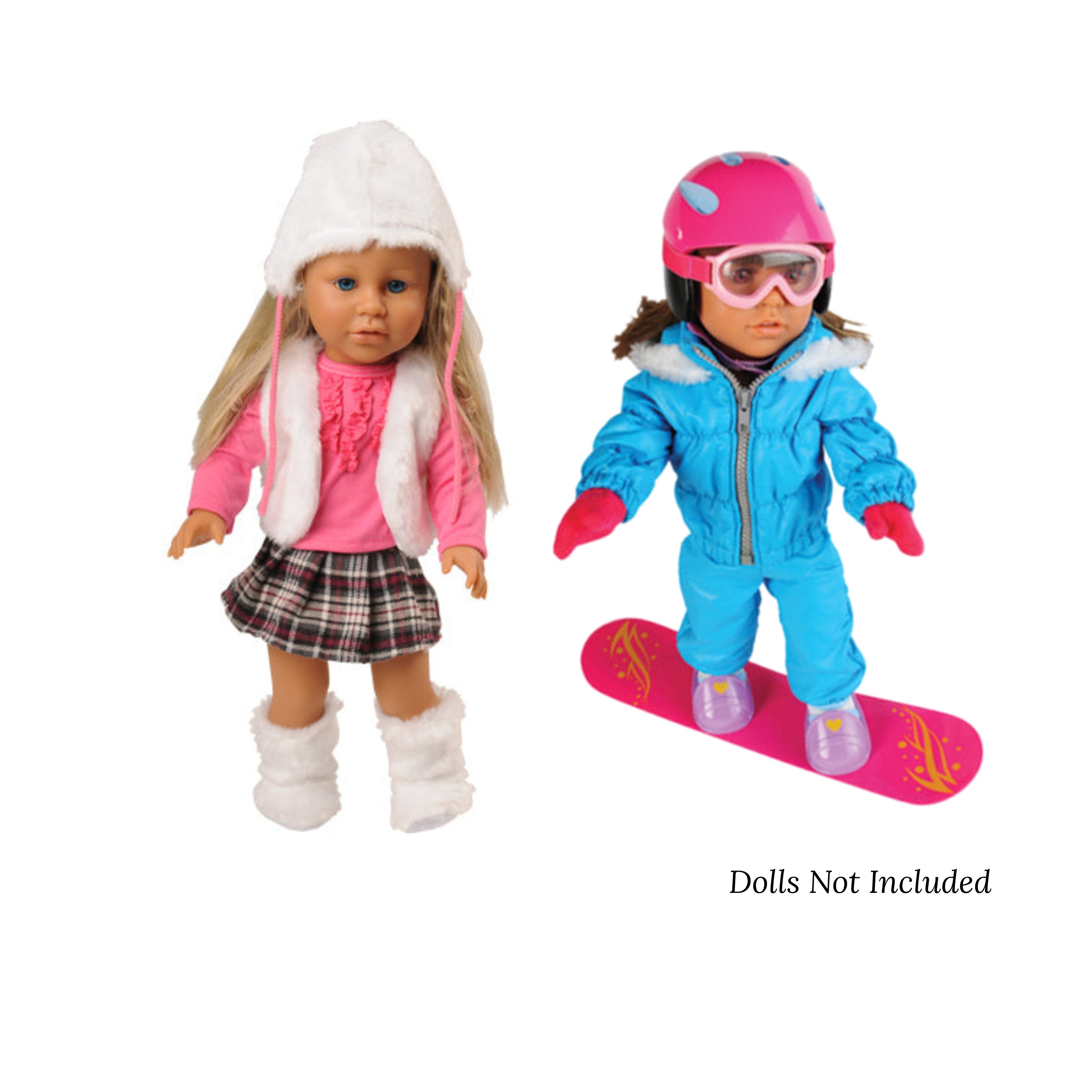14"-18" Doll Clothes Winter Adventure Bundle