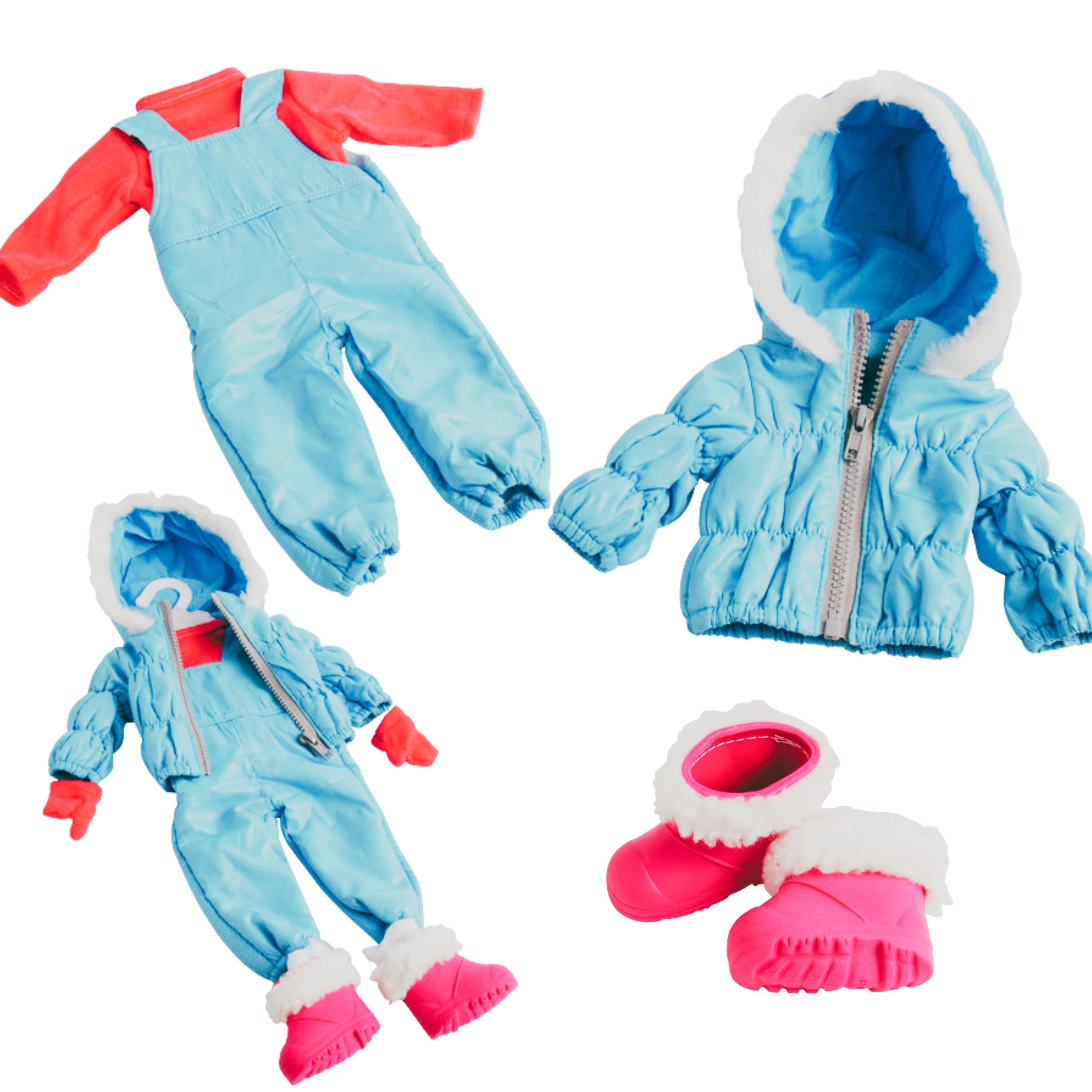14"-18" Doll Clothes Winter Adventure Bundle