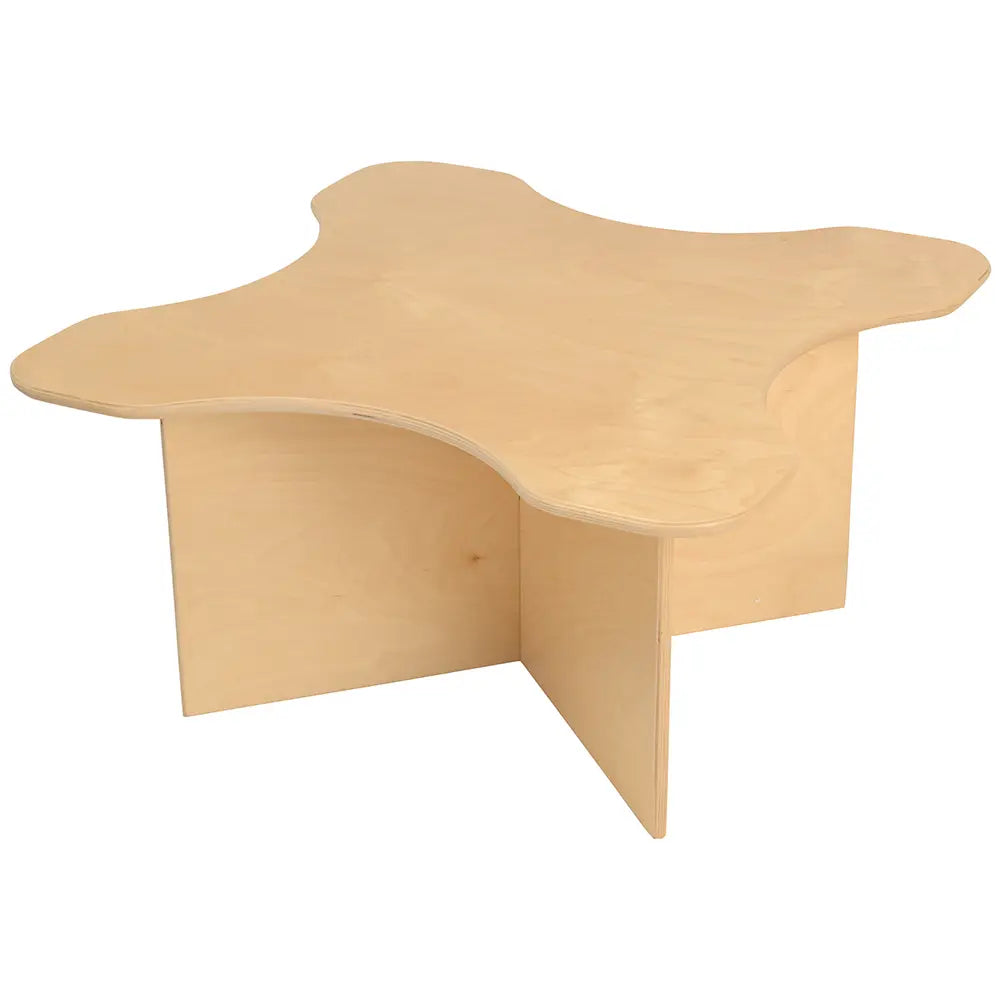 Toddler Transition Table 15" H Wood with Durable Tuff-Gloss UV Finish | Early Ed WD-810