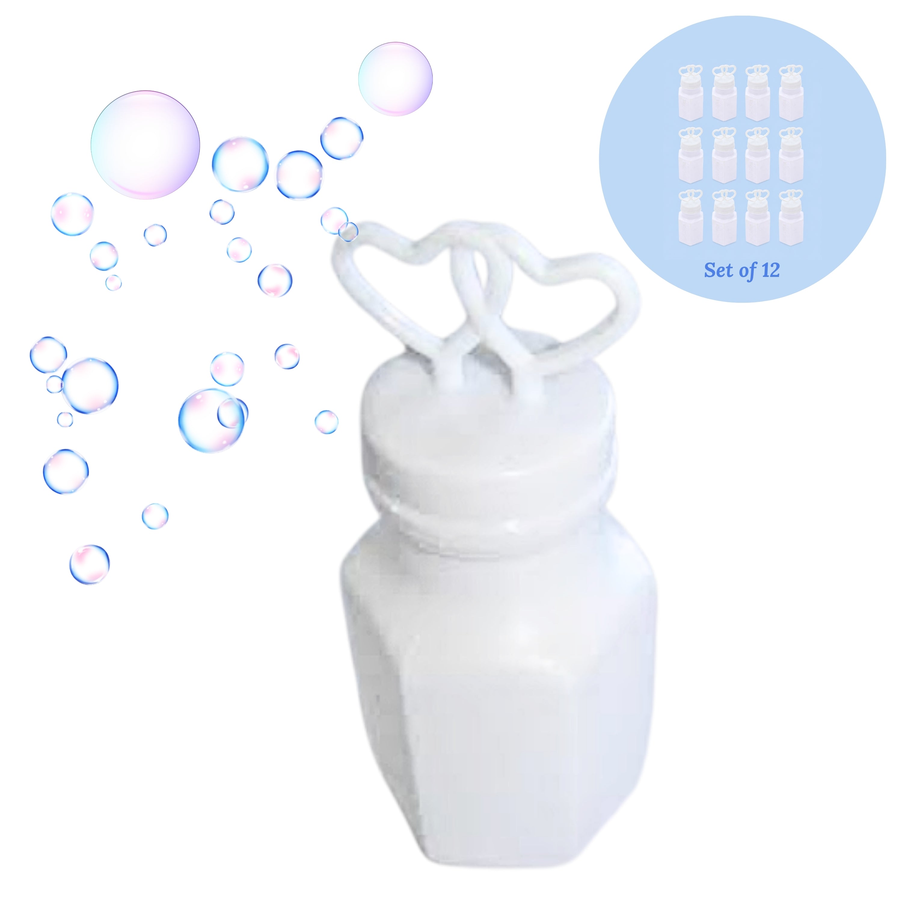 Double Heart Calm & Focus Bubbles - Set of 12