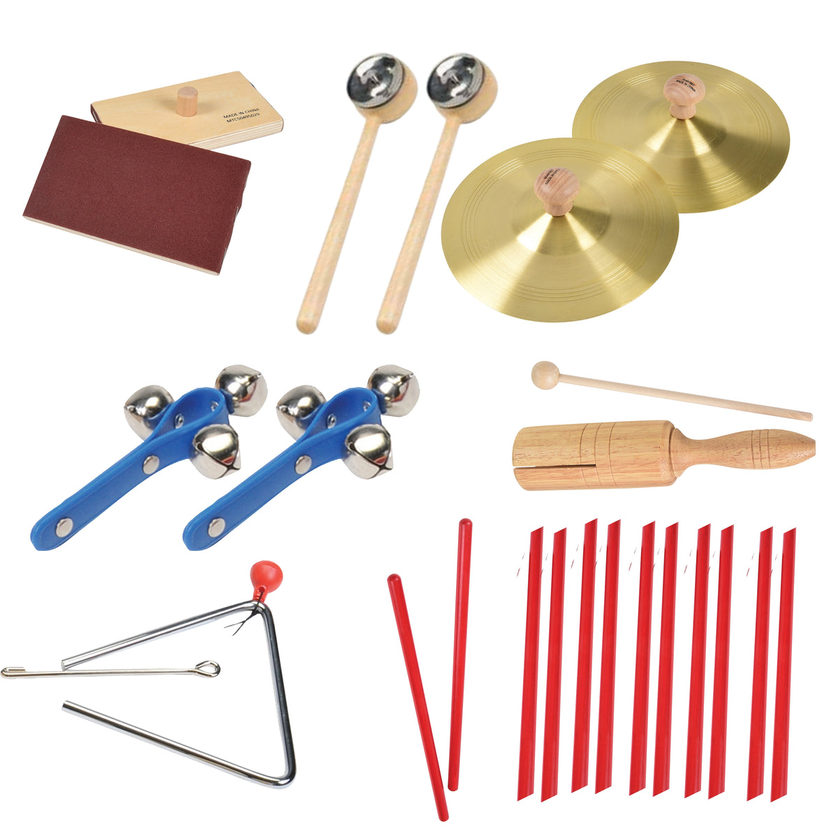 Stringed Instruments Kits Classroom Rhythm Starter Set – 22-Piece Music Kit
