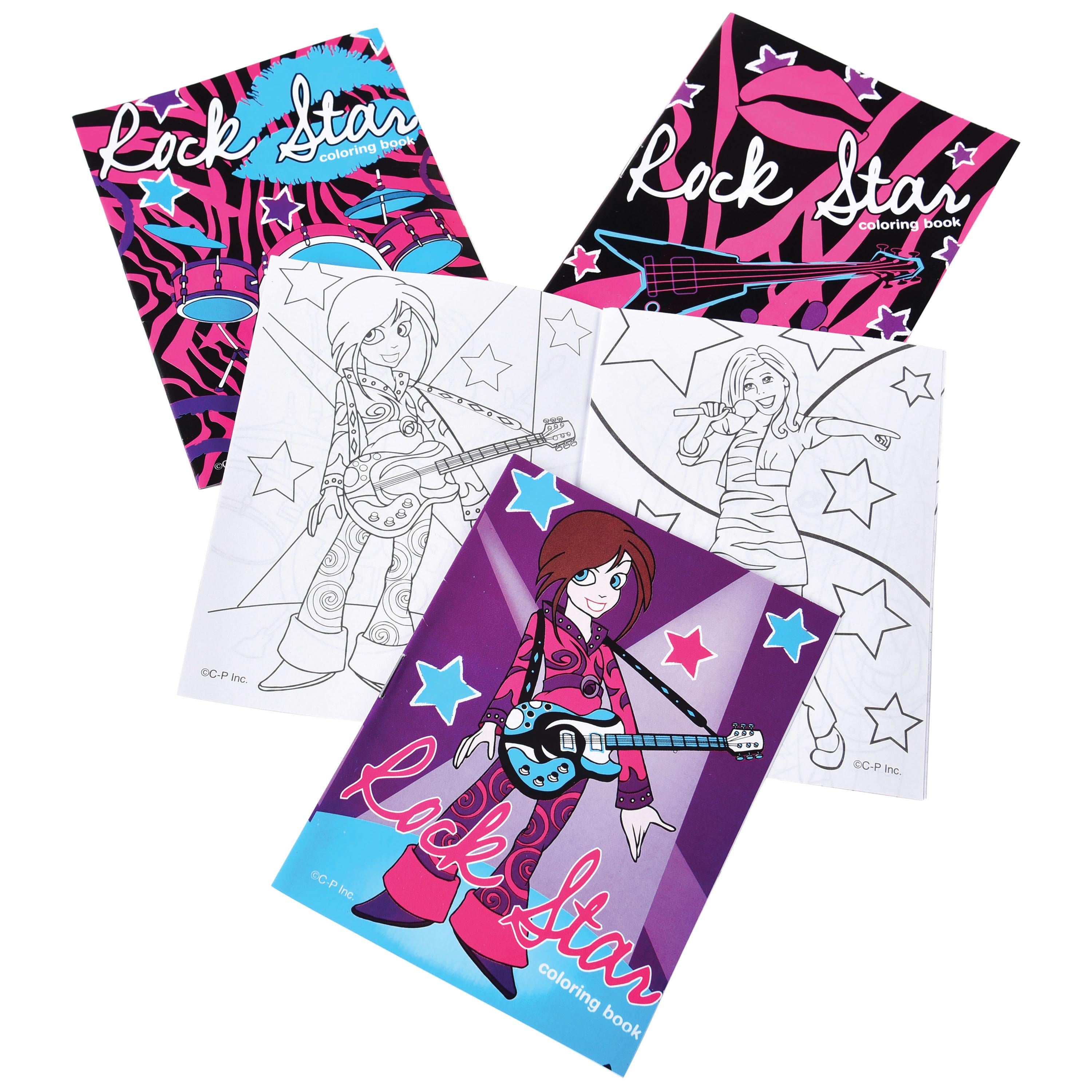Rock Star Coloring Books – Set of 12