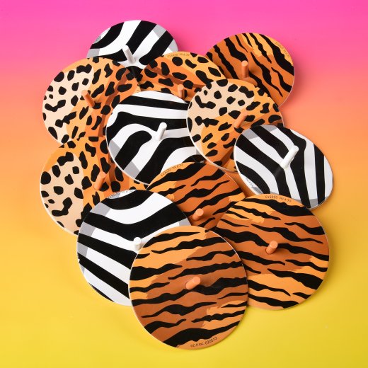 Animal Print Spinning Tops