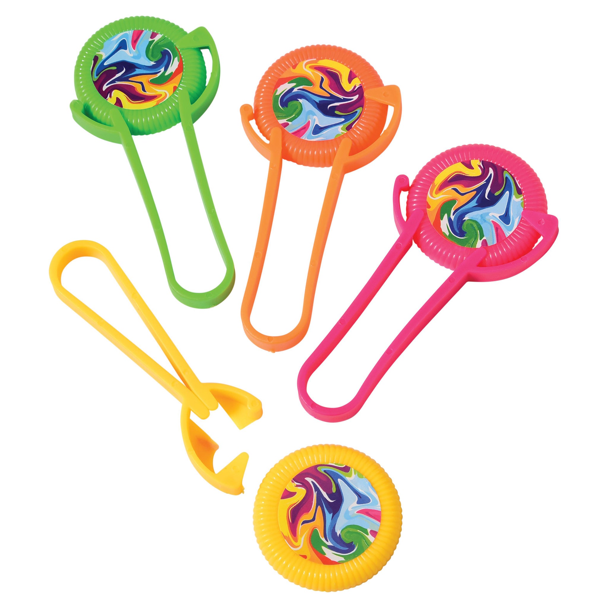 Flinging Disc Launcher Toys – Set of 8