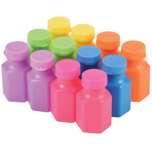 Neon Mini Bubbles - Set of 12