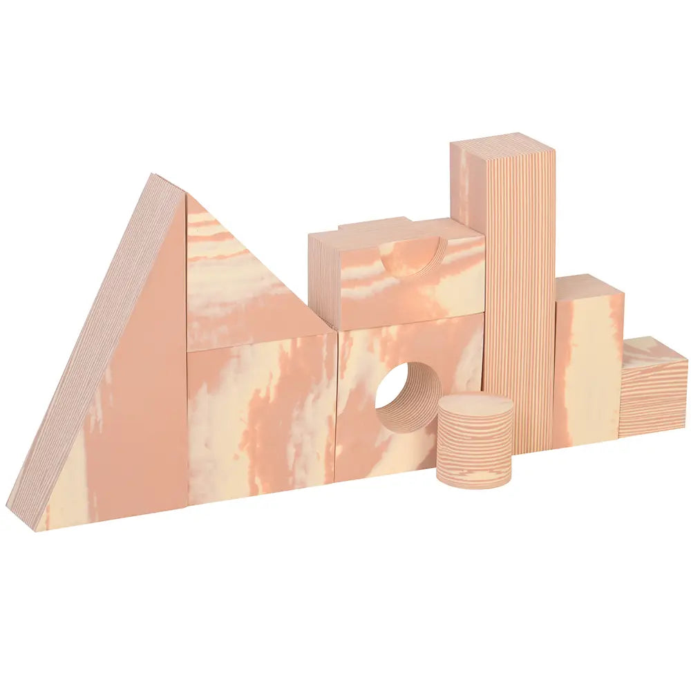 Super-Size Wood-Look Foam Blocks