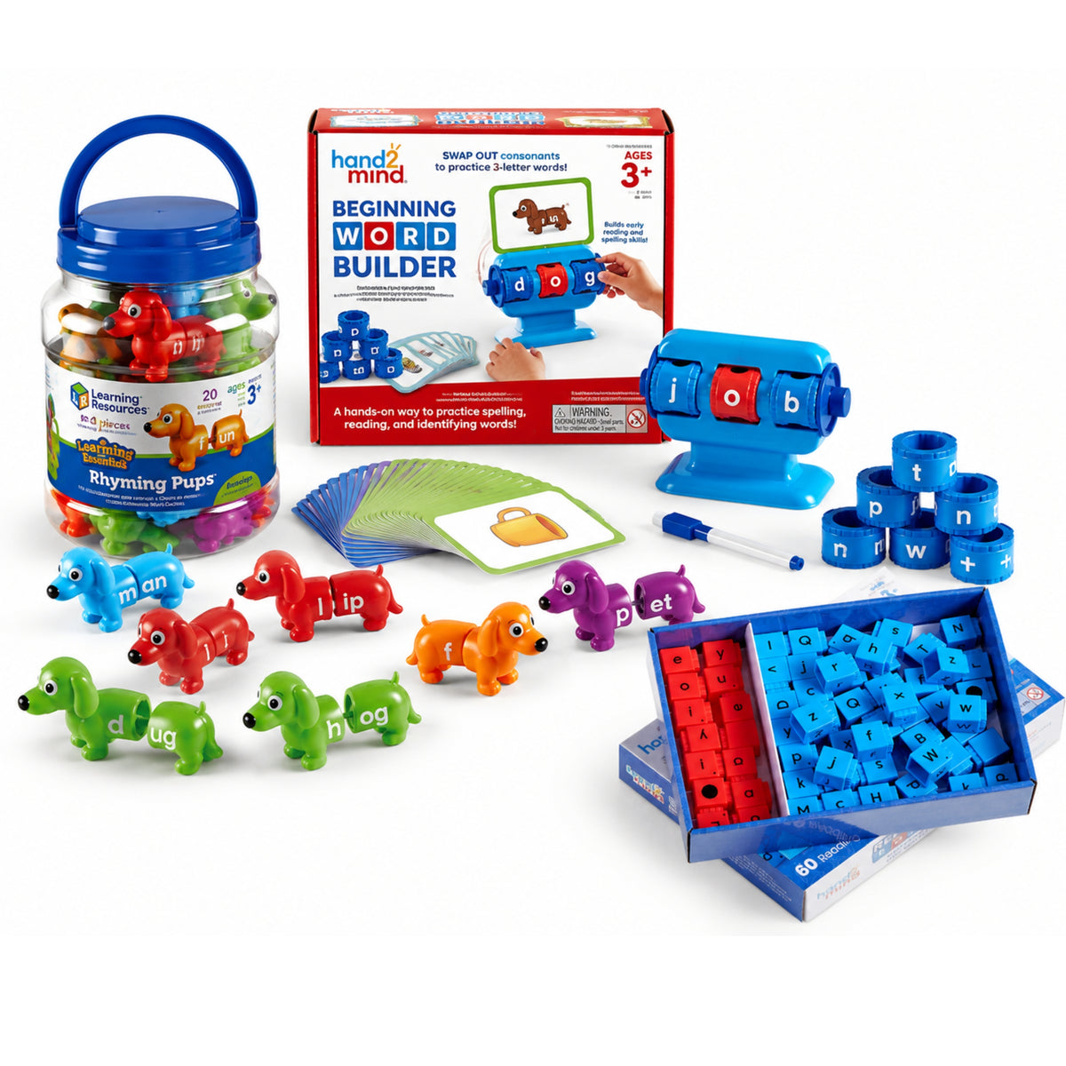 ABC, Rhyming & Word Building Early Literacy Bundle