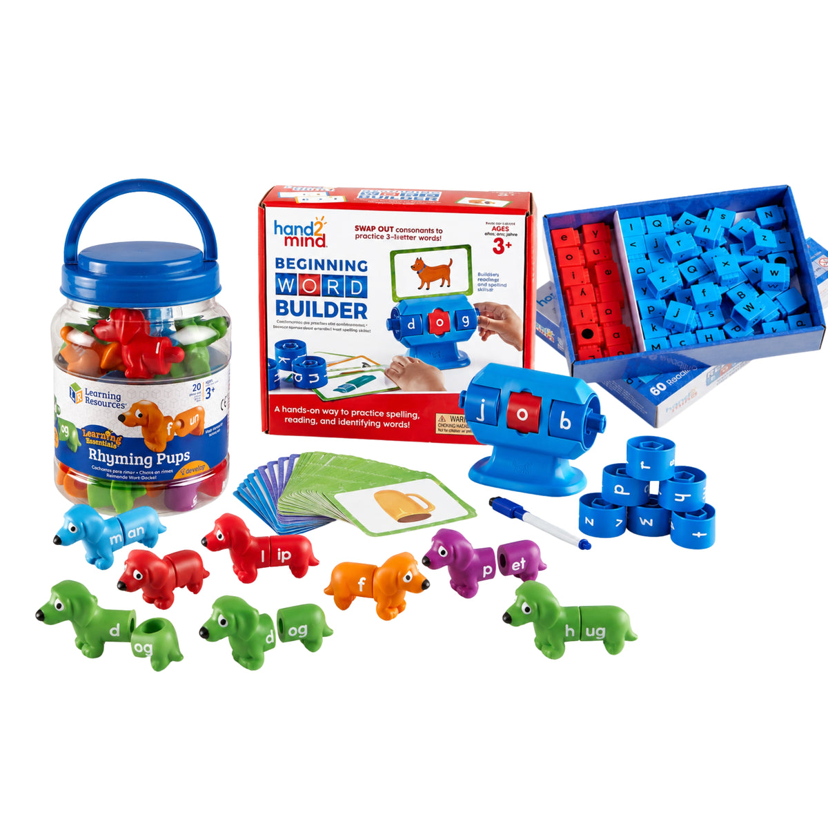 ABC, Rhyming & Word Building Early Literacy Bundle