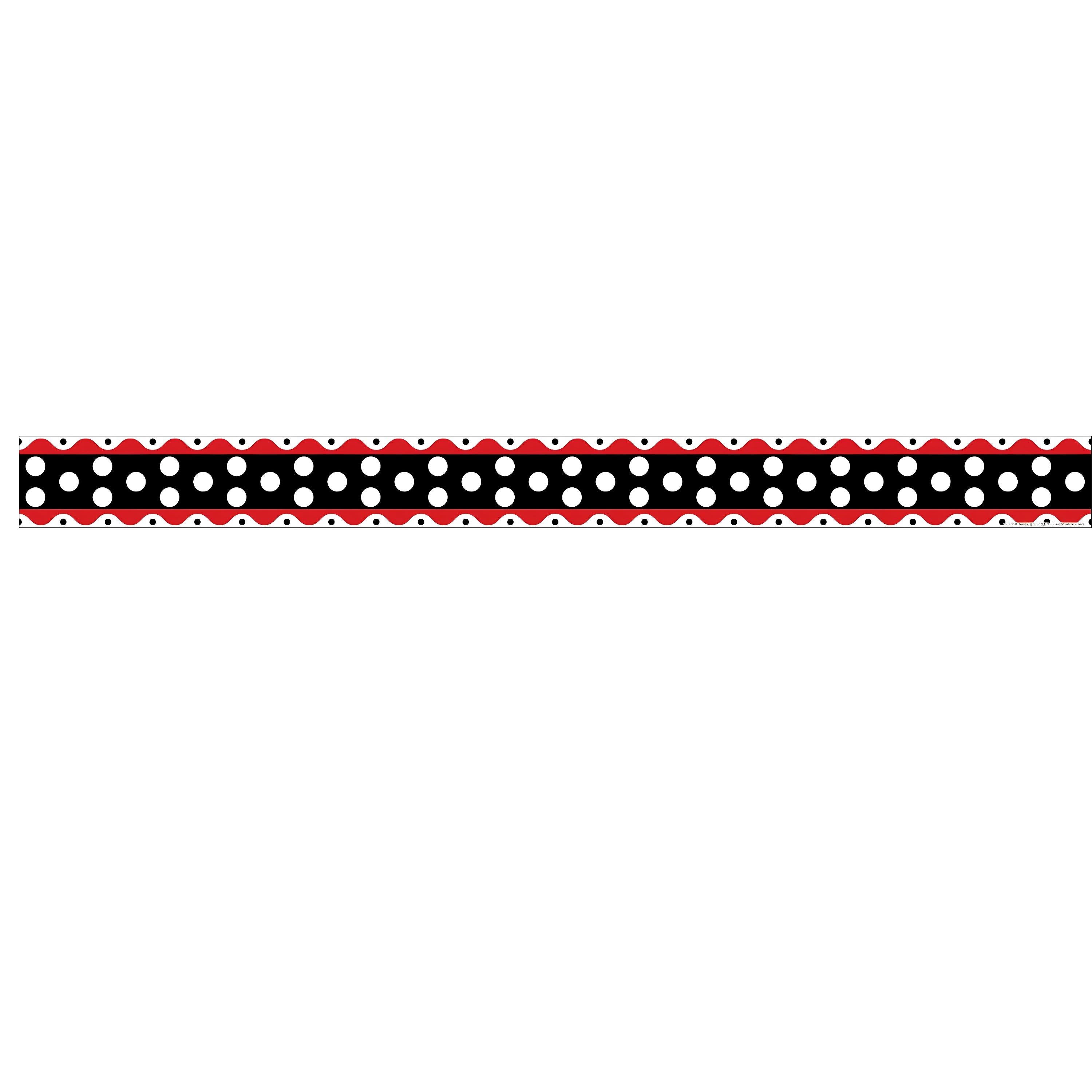 Just Dotty Double-Sided Bulletin Board Border - 12 strips