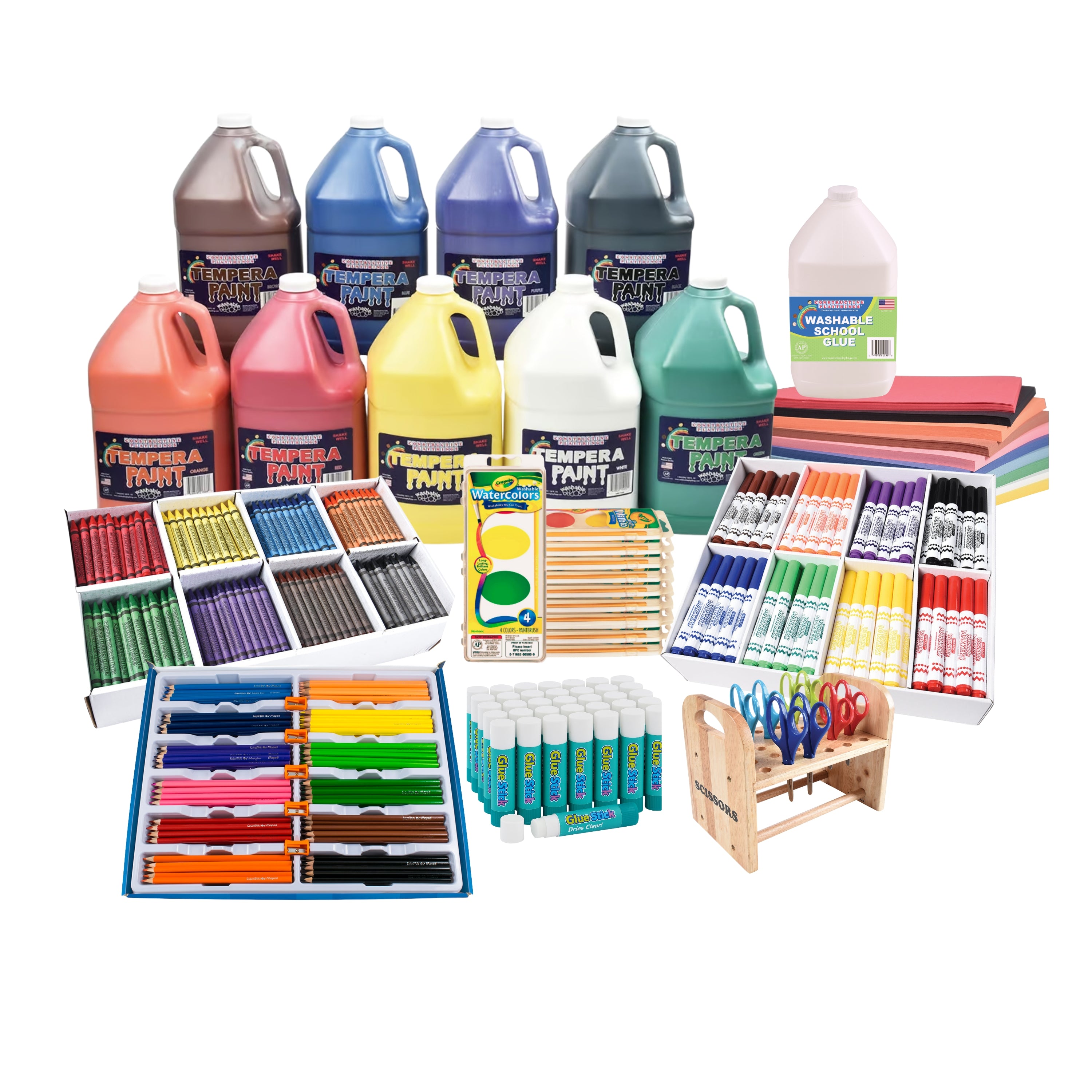 Ultimate Classroom Art Supply Bundle | Complete Creative Arts Kit for Preschool & Elementary Projects