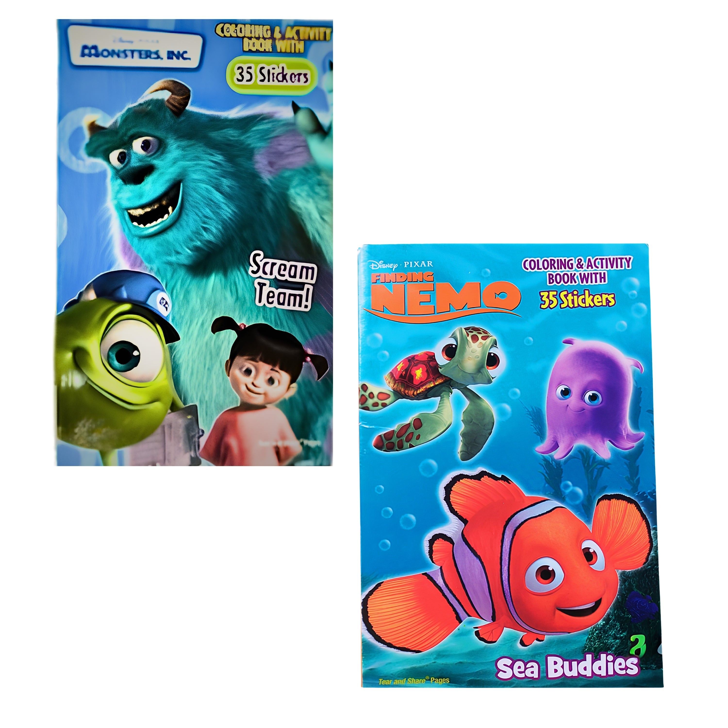 Mini Coloring Activity Books with Stickers