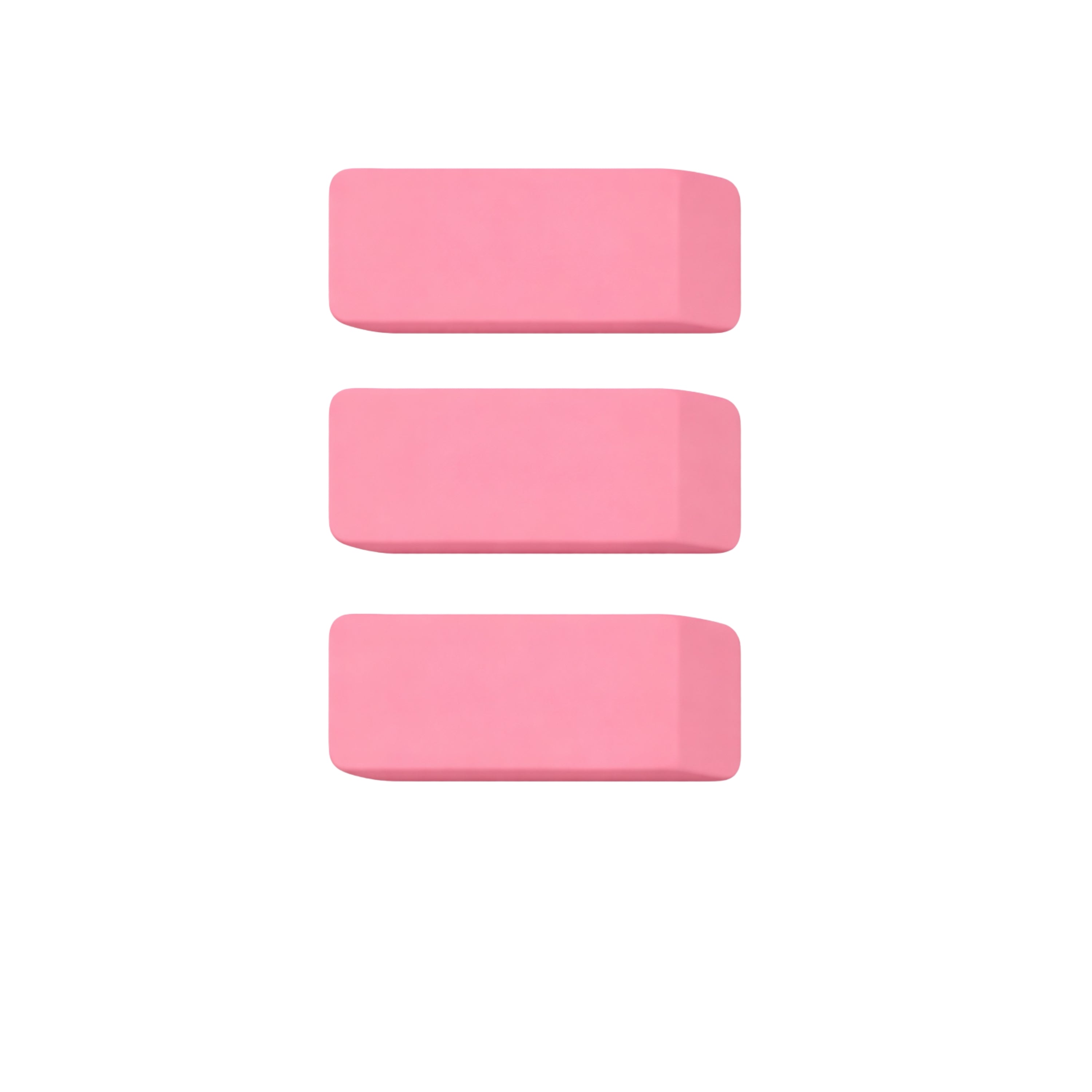 Big Pink Erasers with Cap Erasers – Set of 8