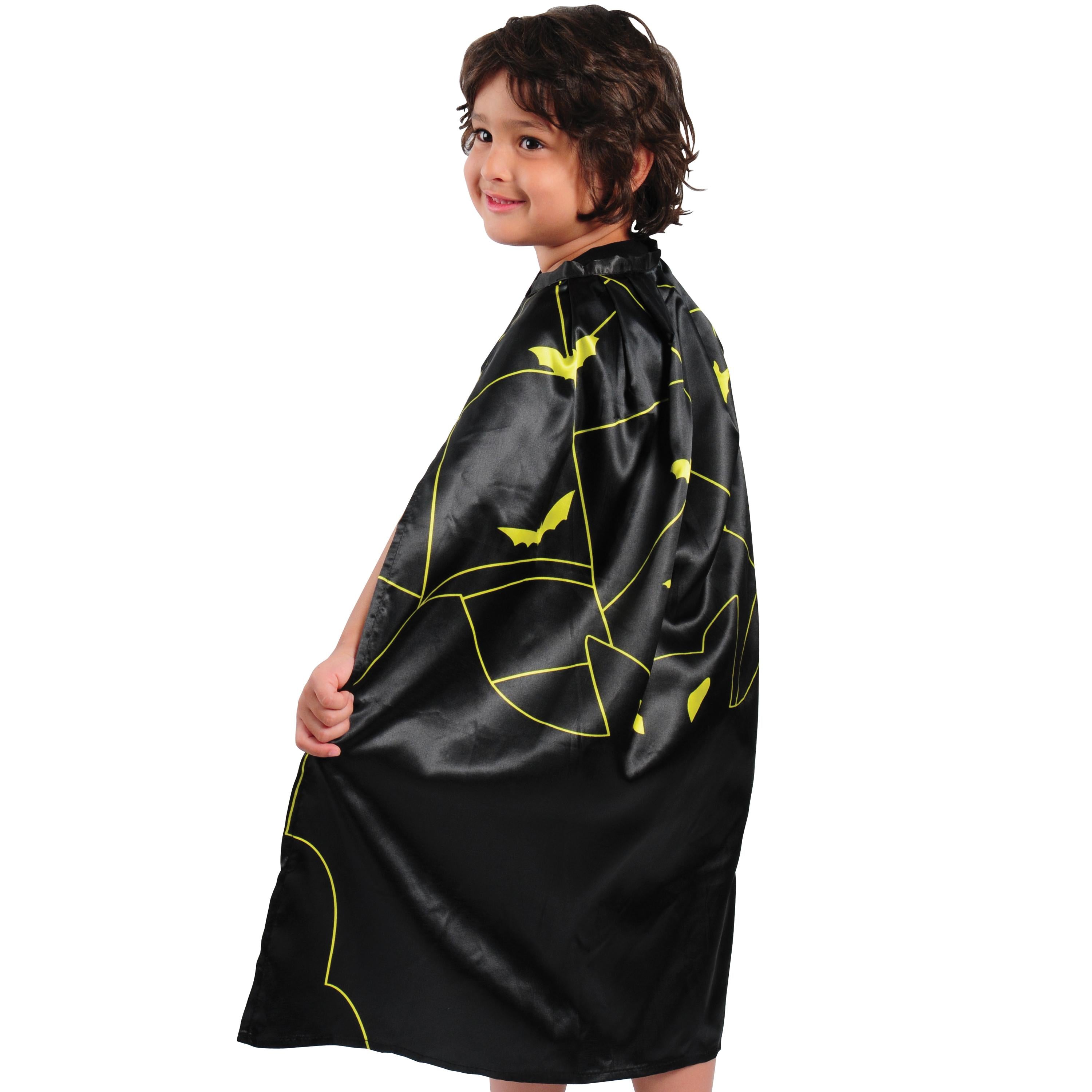 Superhero Black Bat Cape
