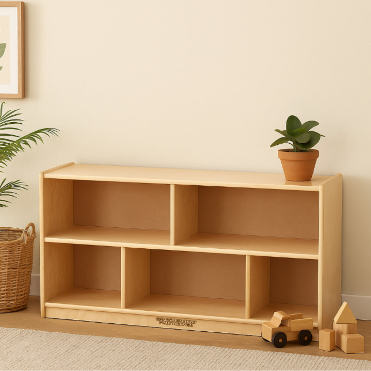 Birch Two-Level Low Storage Unit for Classrooms | Durable & Eco ...