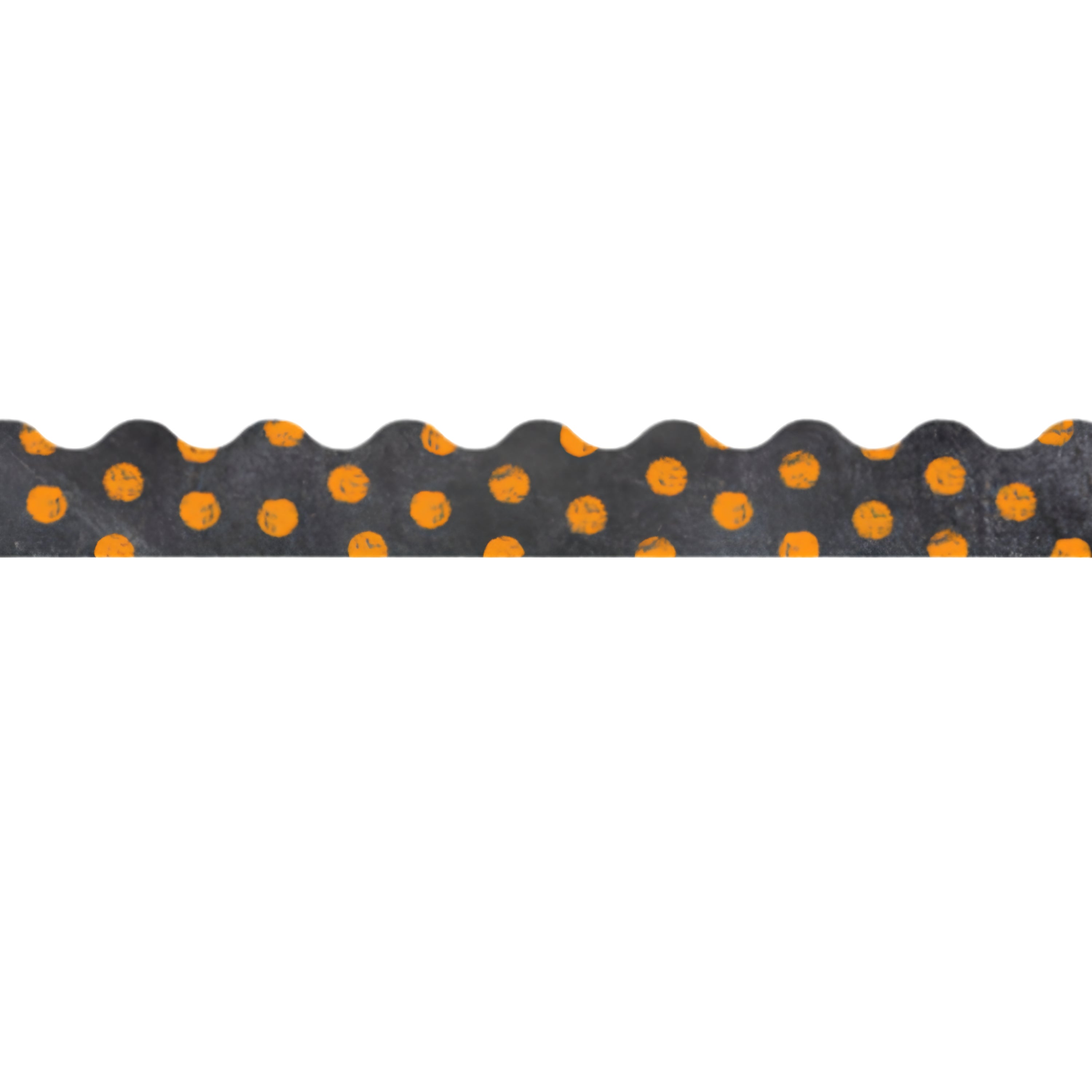 Dots on Chalkboard Bulletin Board Border, 35 Feet
