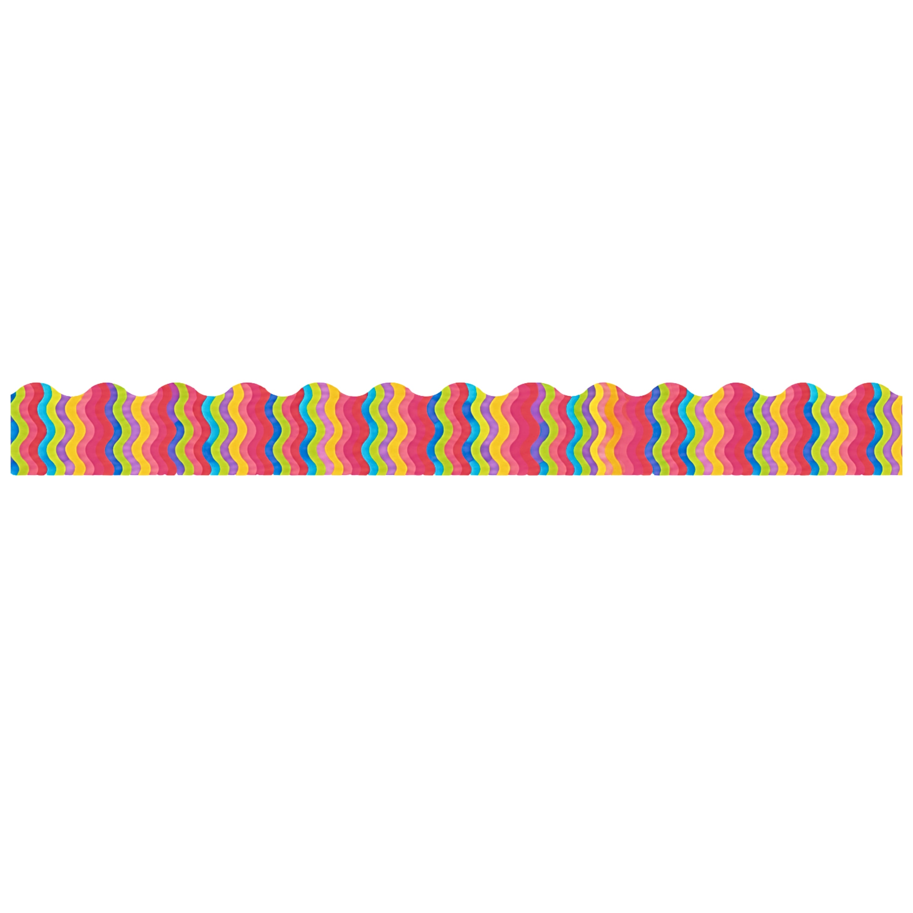 Poppin' Patterns Guatemala Stripes Bulletin Board Border, 35 Feet