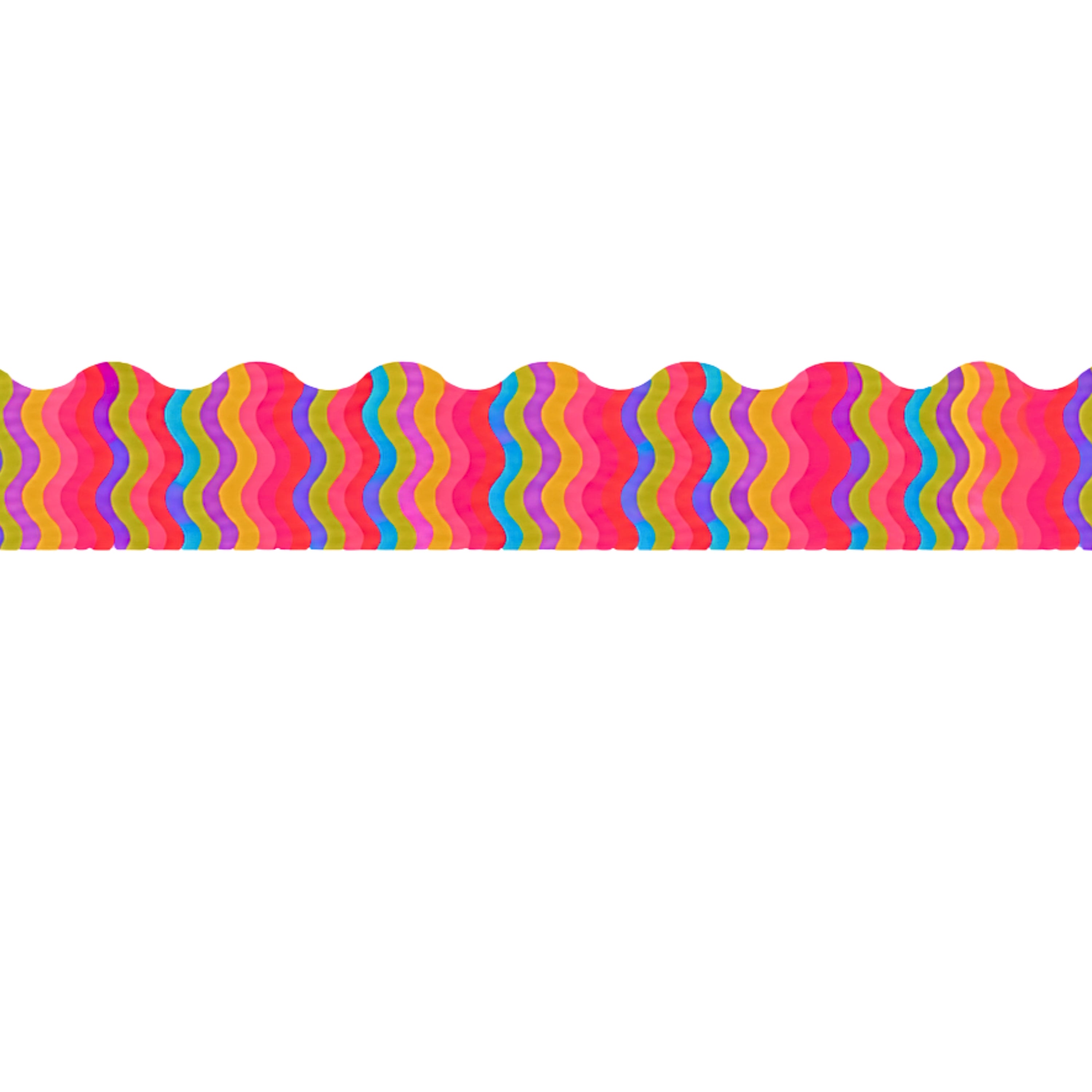 Poppin' Patterns Guatemala Stripes Bulletin Board Border, 35 Feet