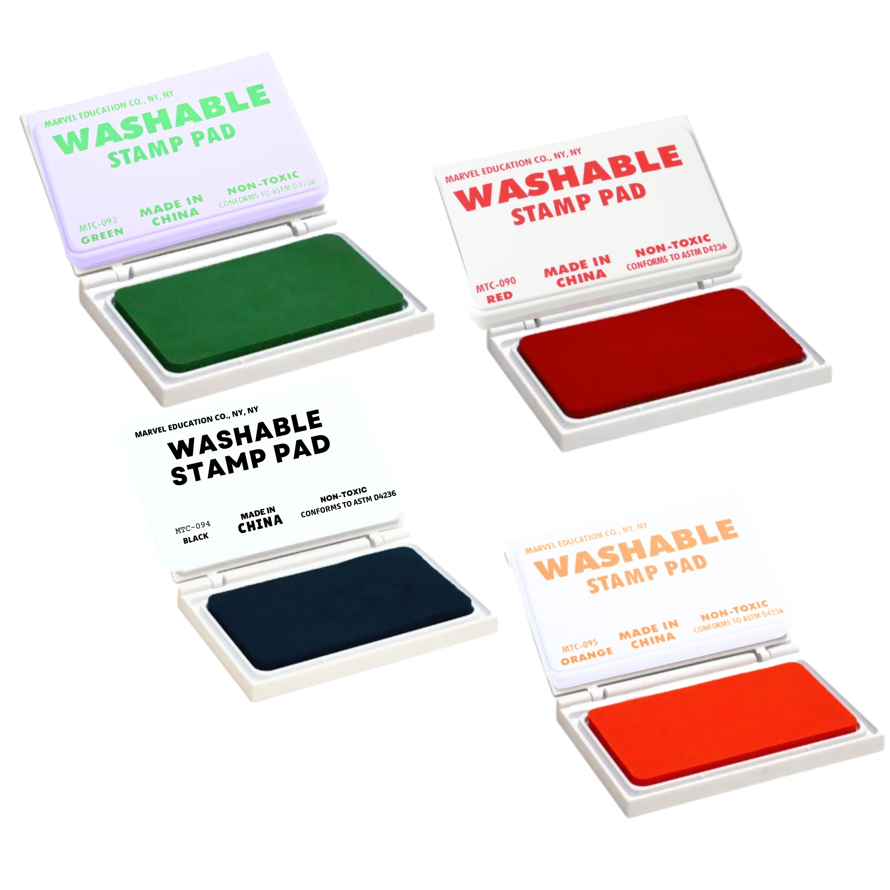 Colorful Classroom Stamp Pad Bundle - Set of 4
