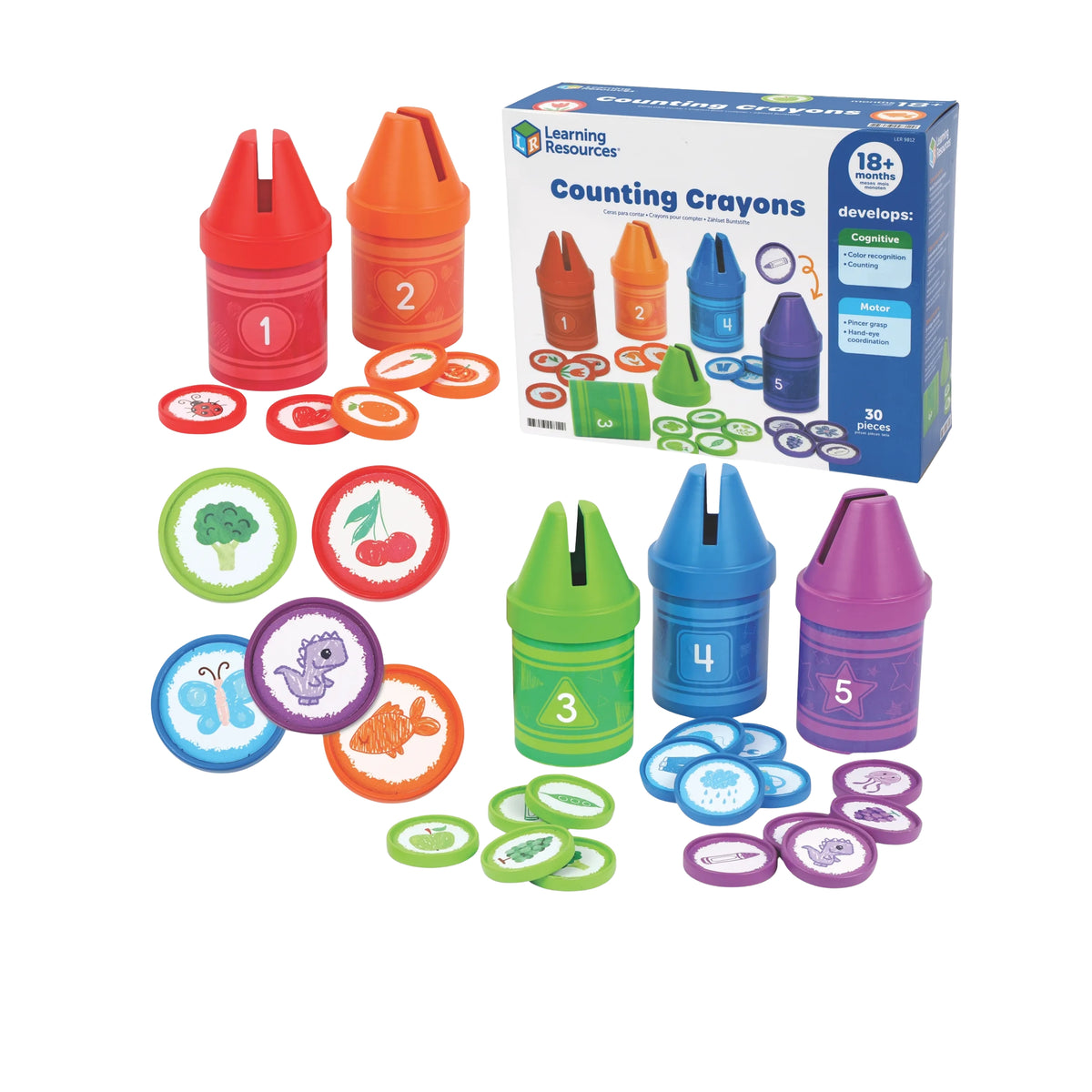 Colors, Counting & ABC Early Learning Bundle