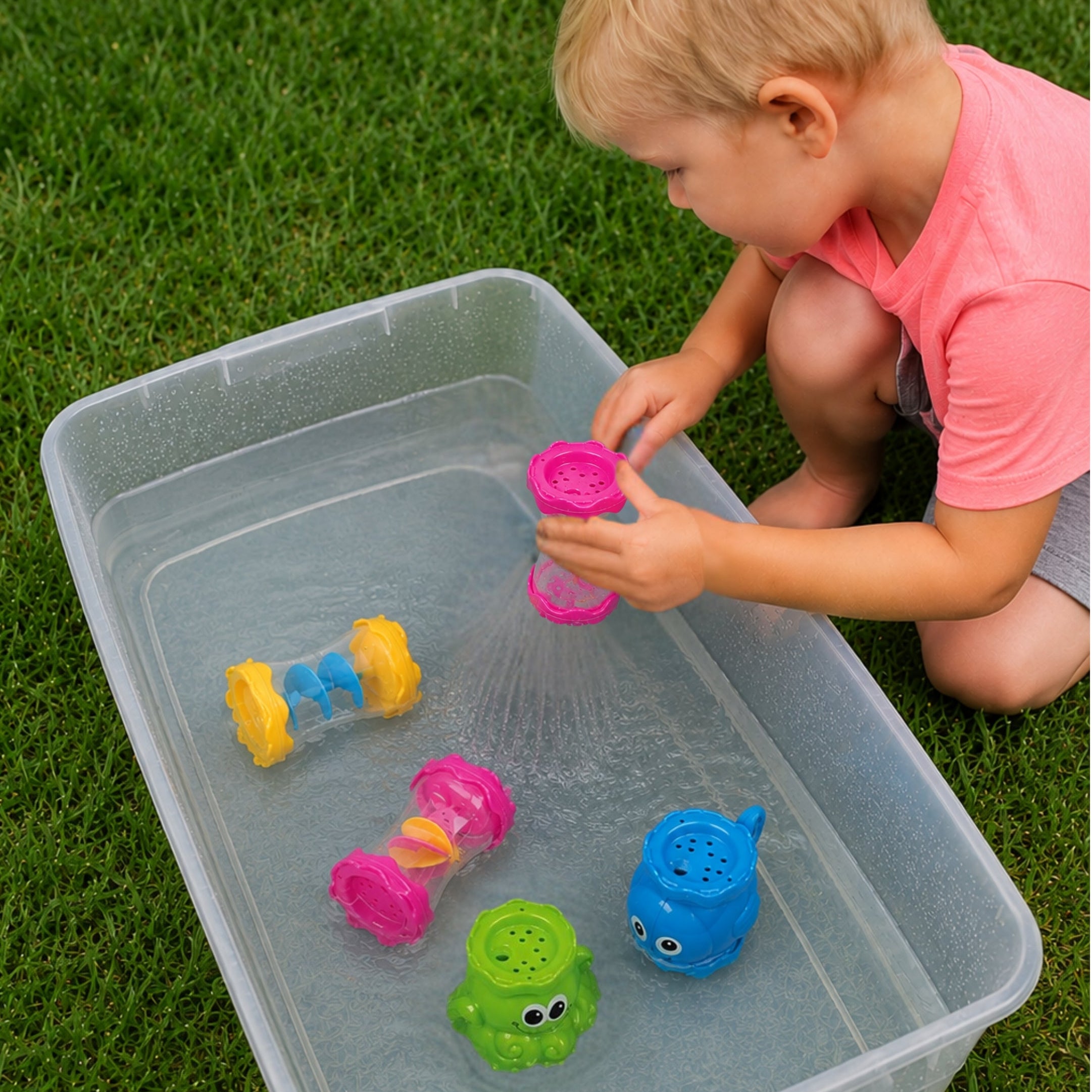 Water Wheels & Sensory Tubes Learning Set