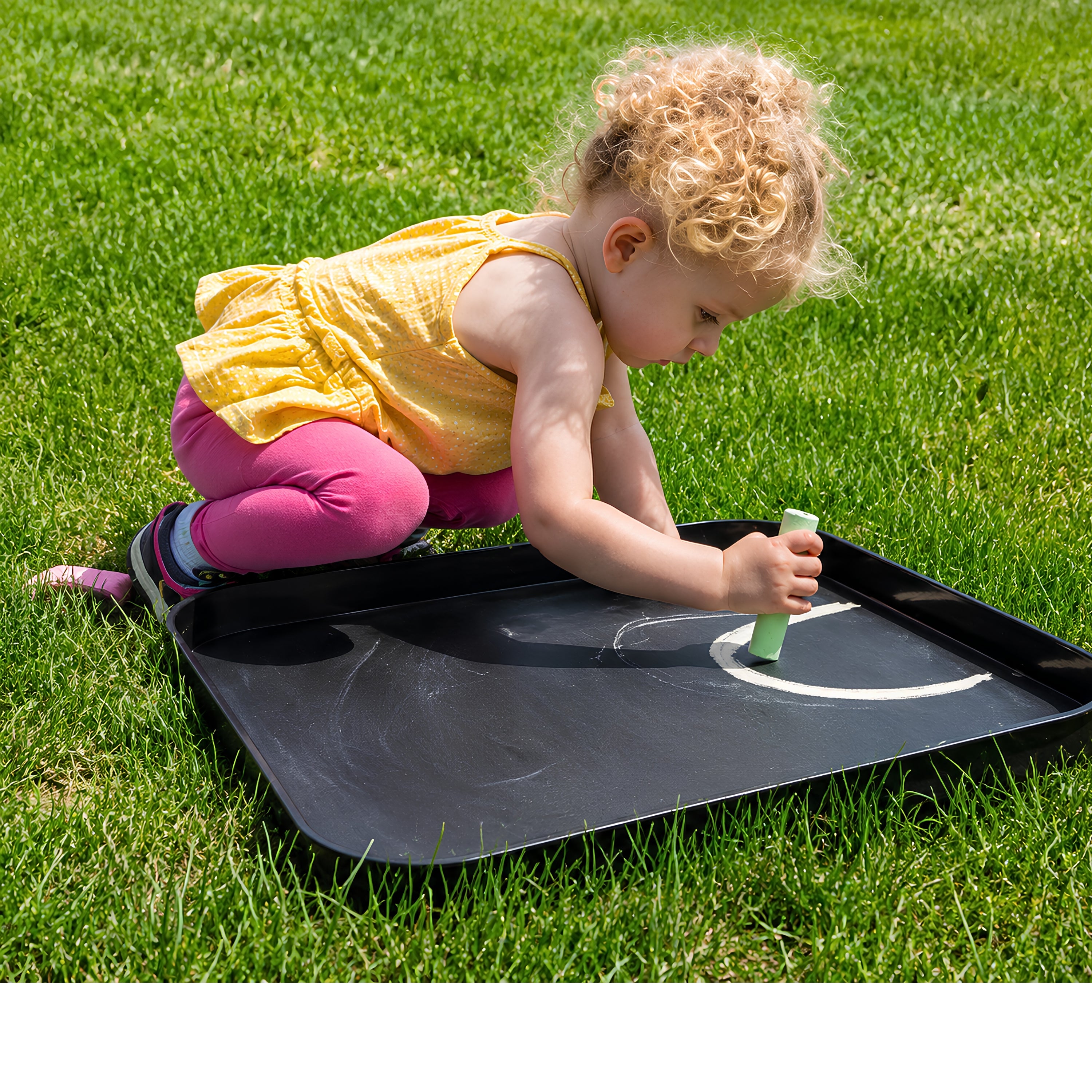 Toddler Clear-View Sand & Water Tray Set | Transparent Sensory Table with Stand & Lids