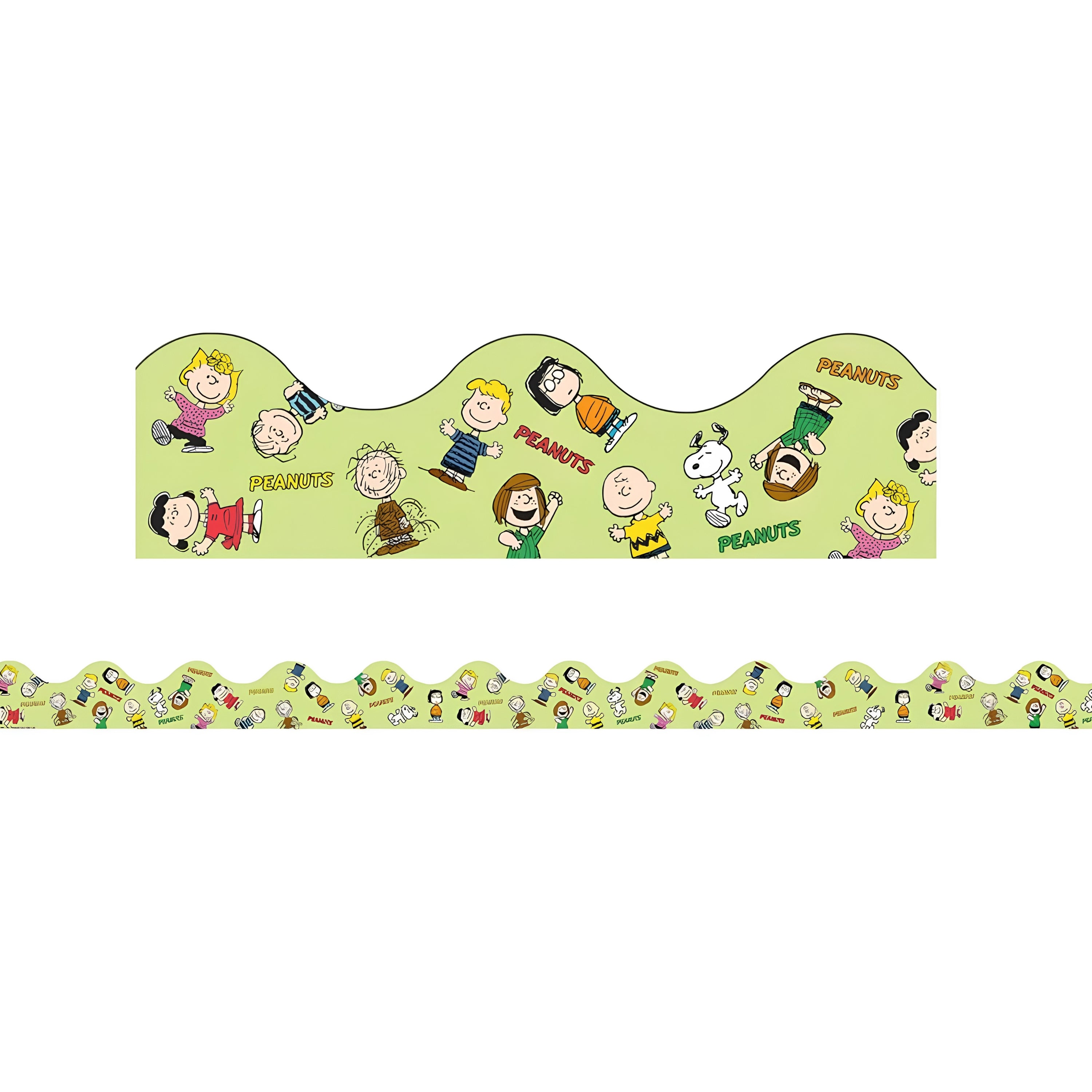 Eureka Peanuts Gang Scalloped Deco Trim