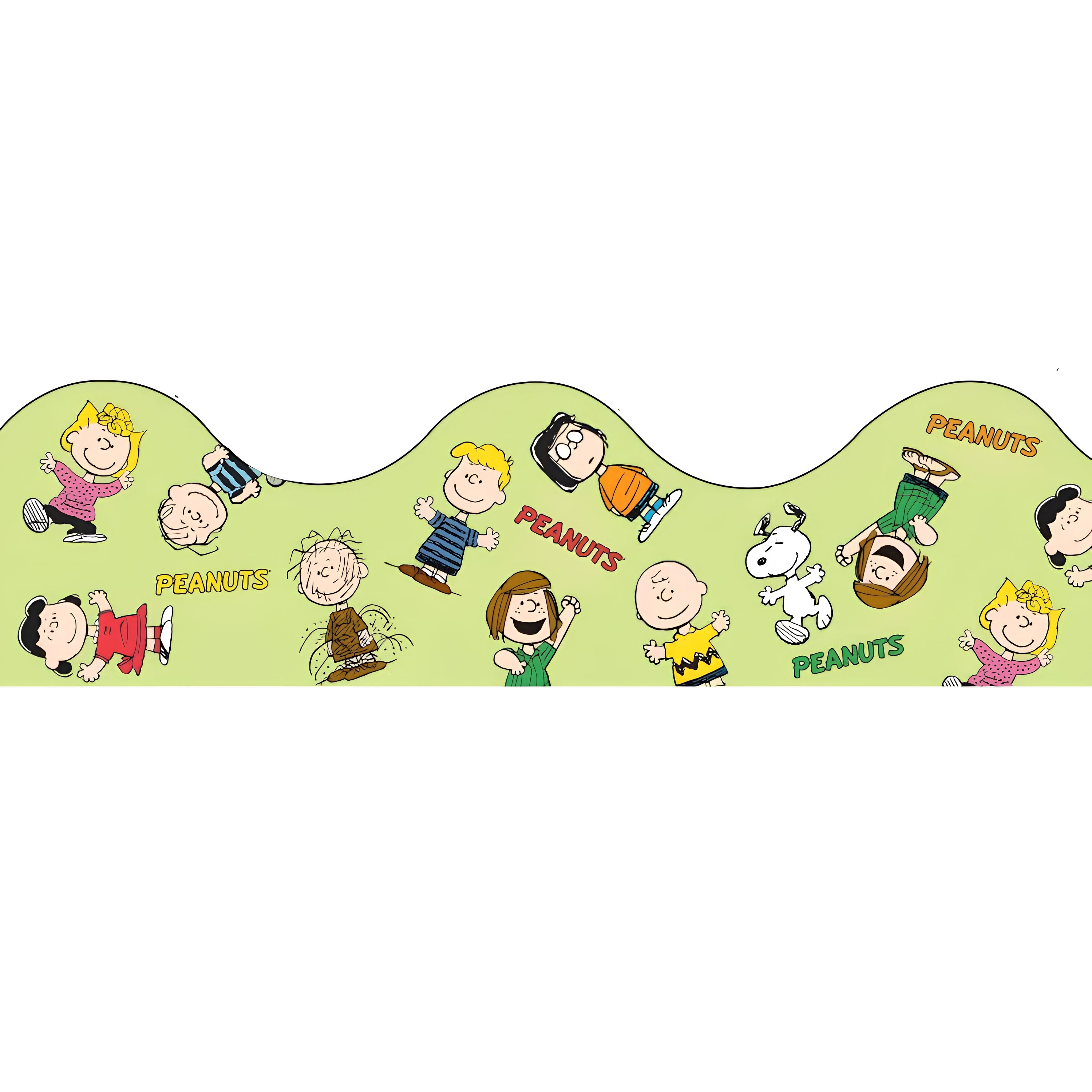 Eureka Peanuts Gang Scalloped Deco Trim