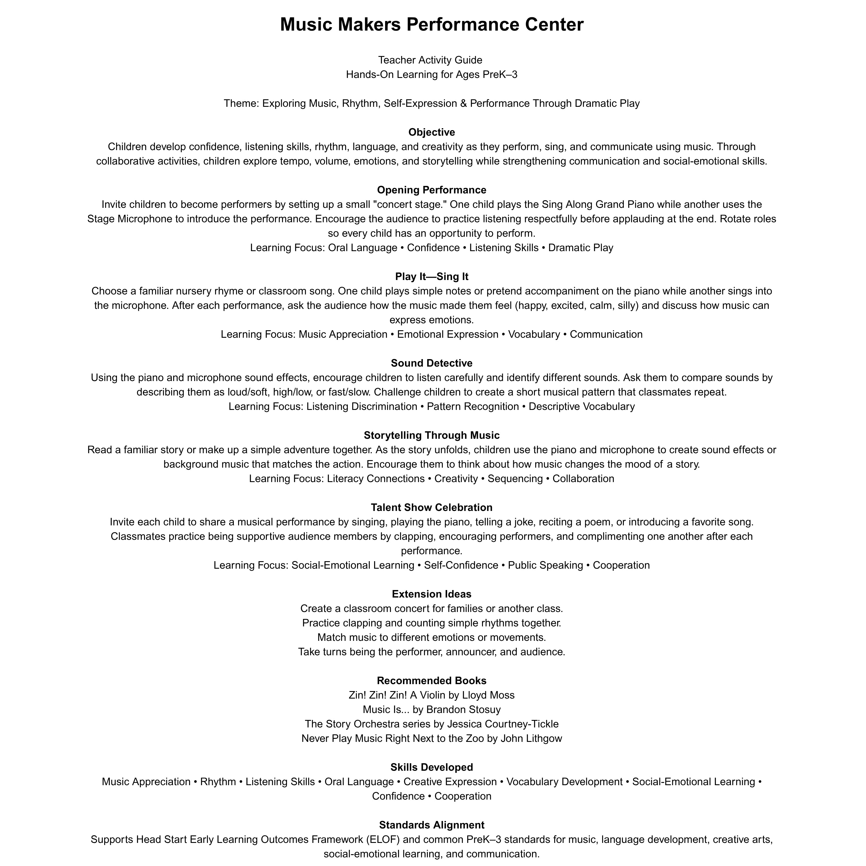 Music Makers Performance Center
