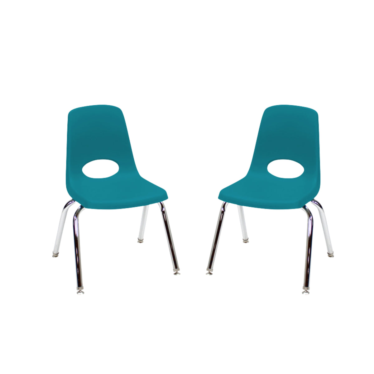14" Teal Chairs - Set of 2