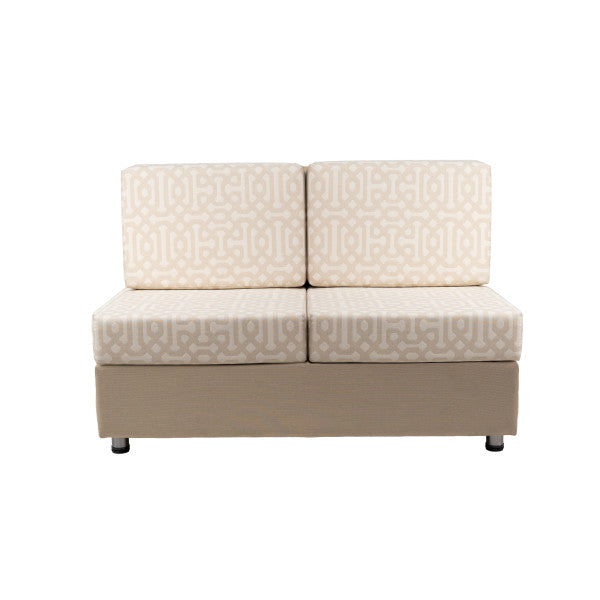 Sunbrella Outdoor Armless Sofa - 2 Pc